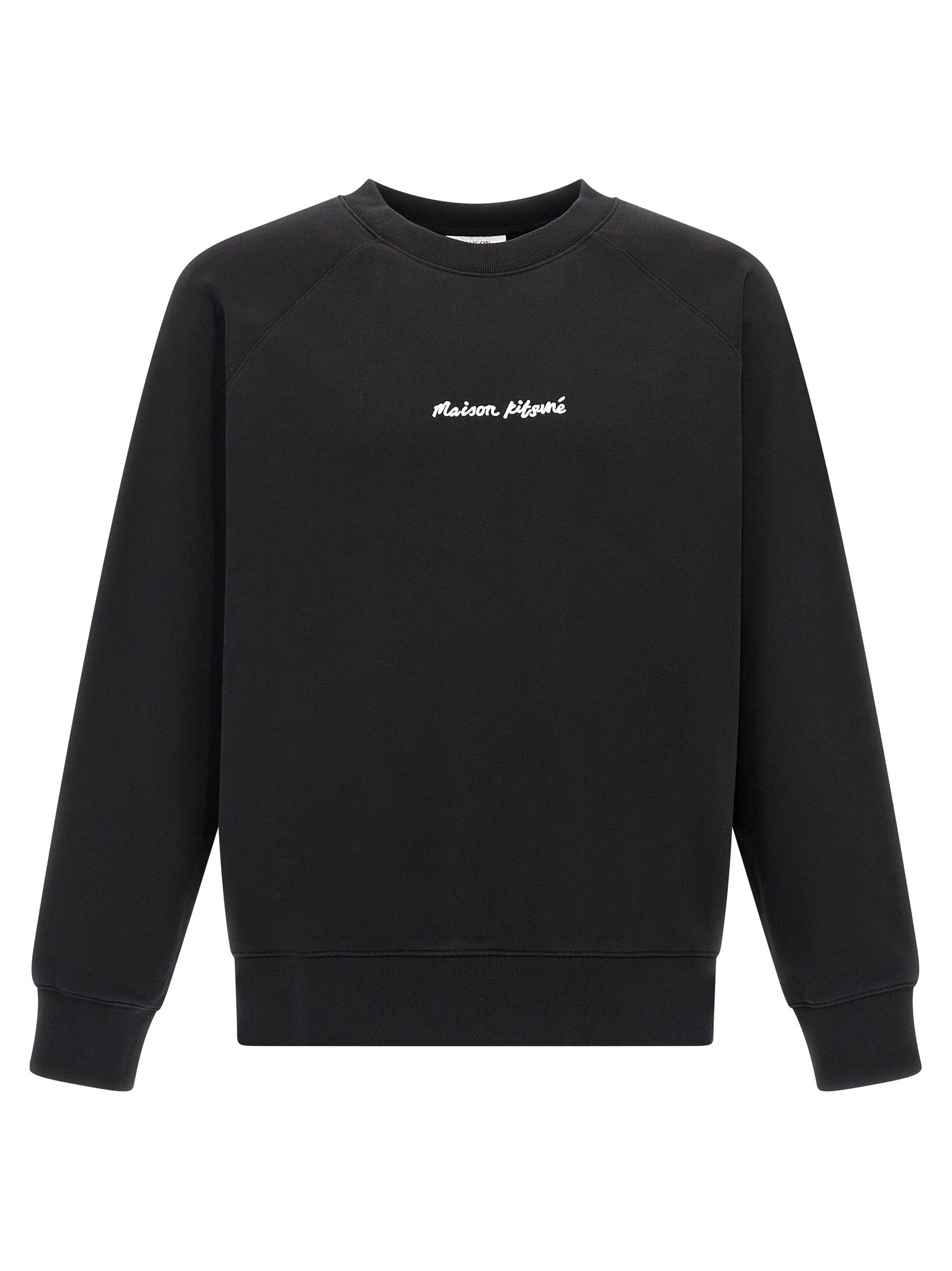 Maison Kitsuné Black Cotton Men's Sweatshirt