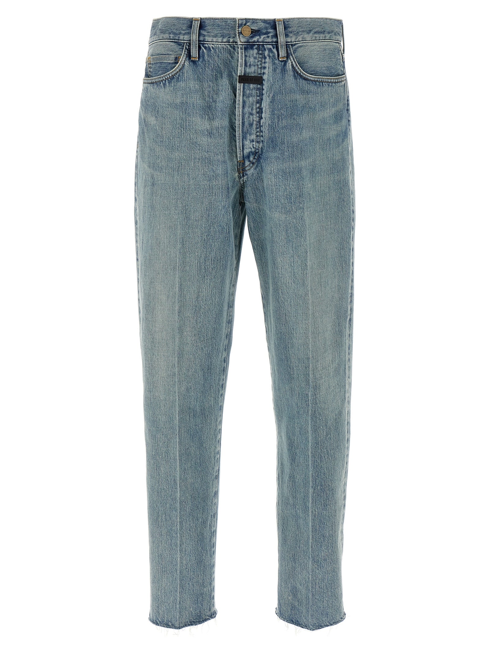 Fear Of God Blue Cotton Jeans Men's Denim