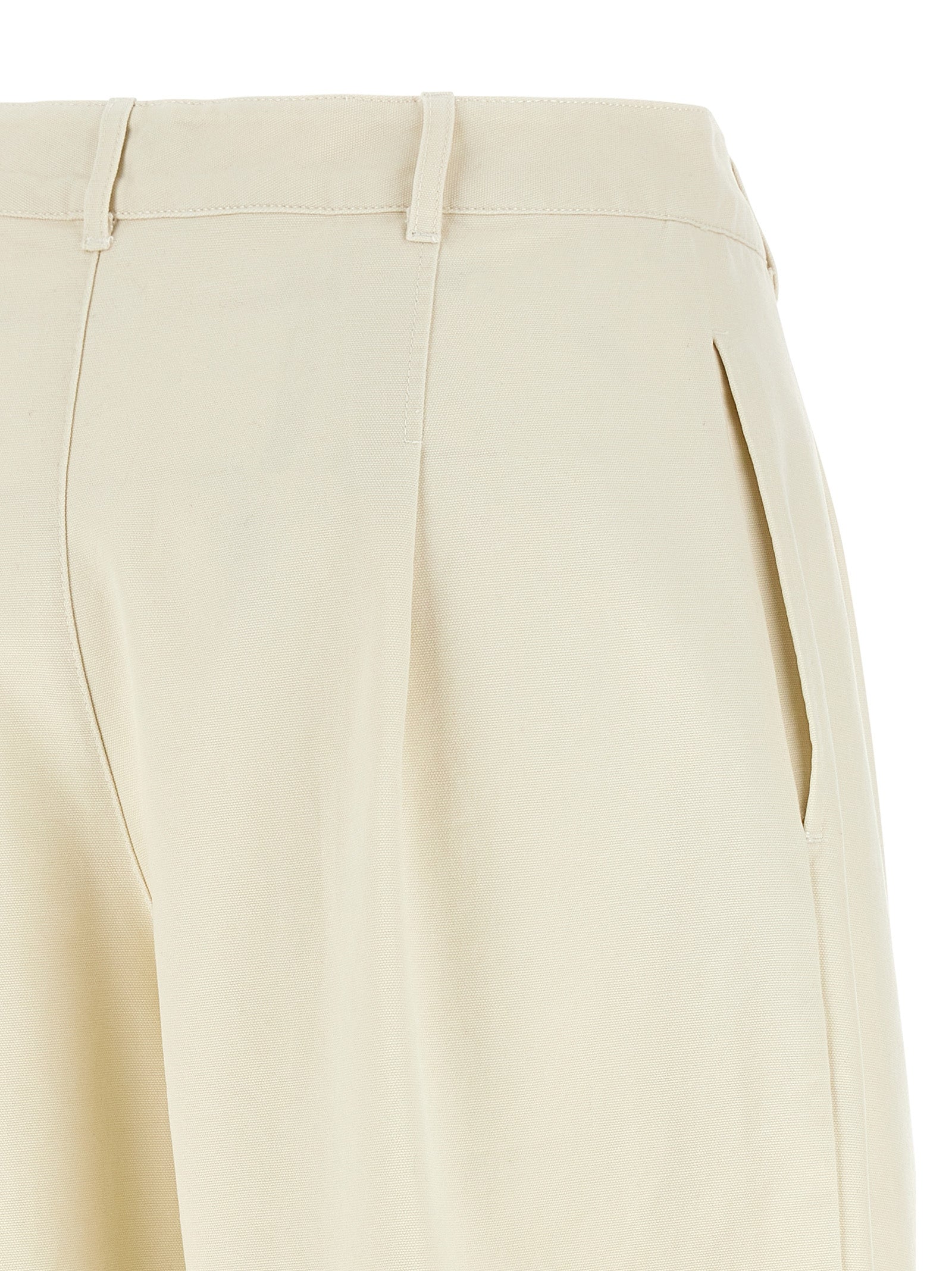 A.P.C. Beige Cotton Casual Women's Pants