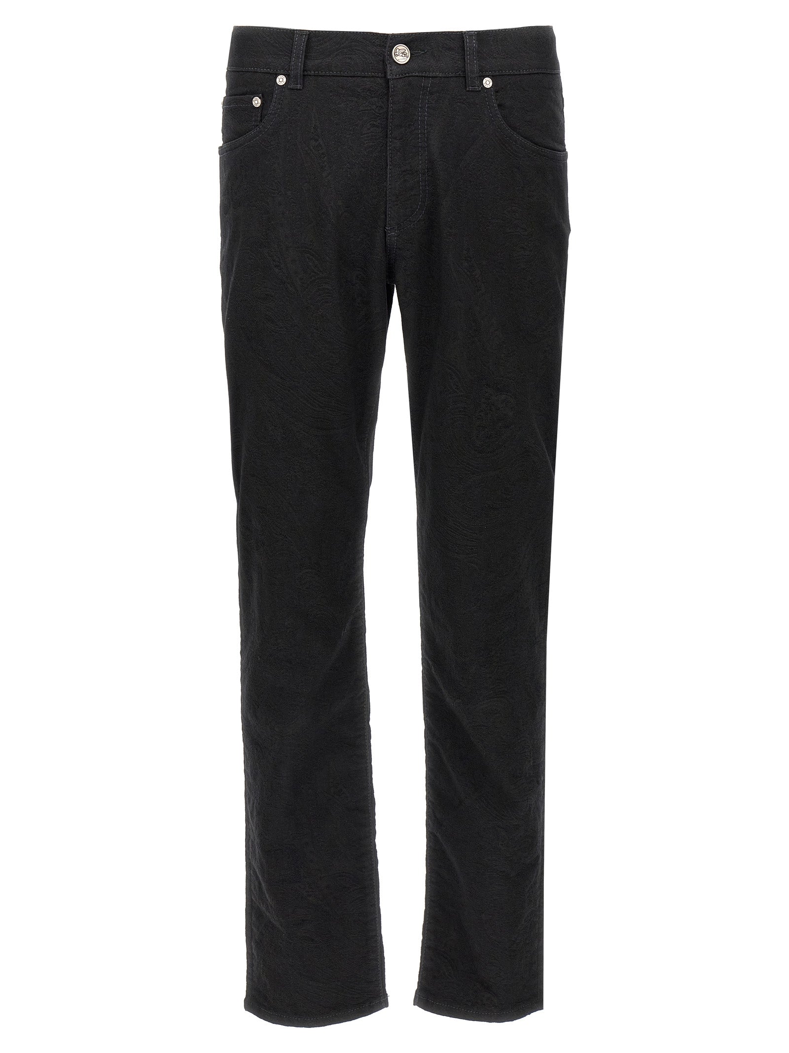 Etro Black Cotton Jeans Men's Denim