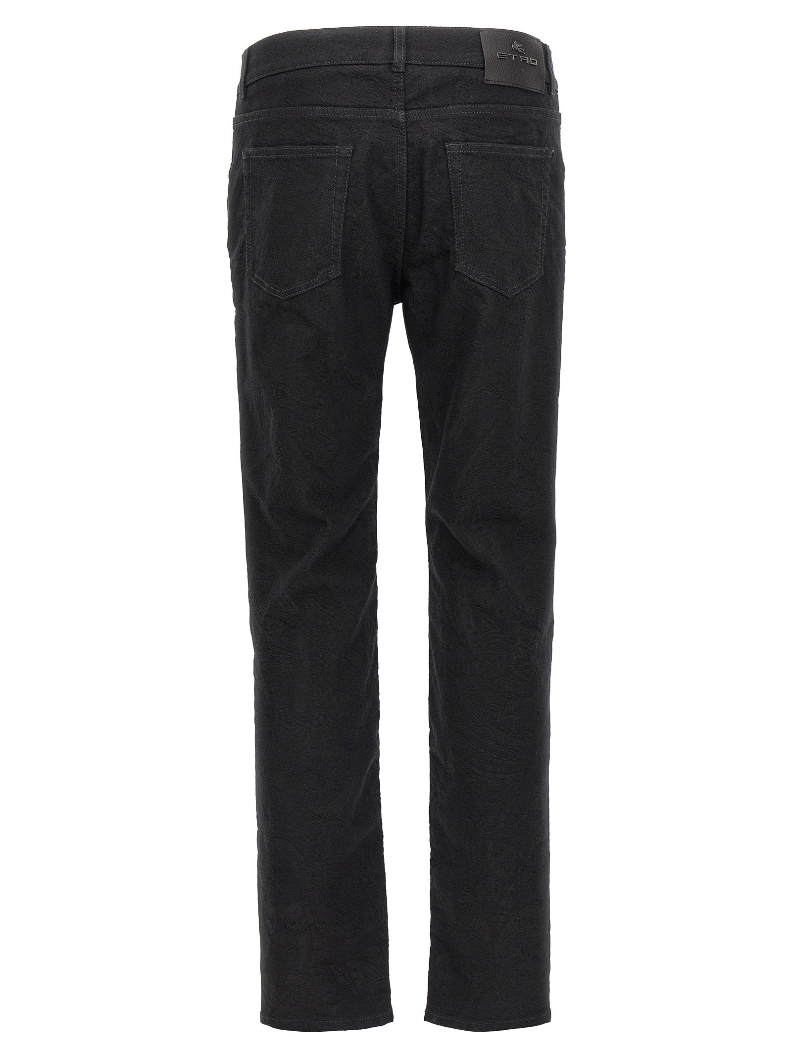 Etro Black Cotton Jeans Men's Denim