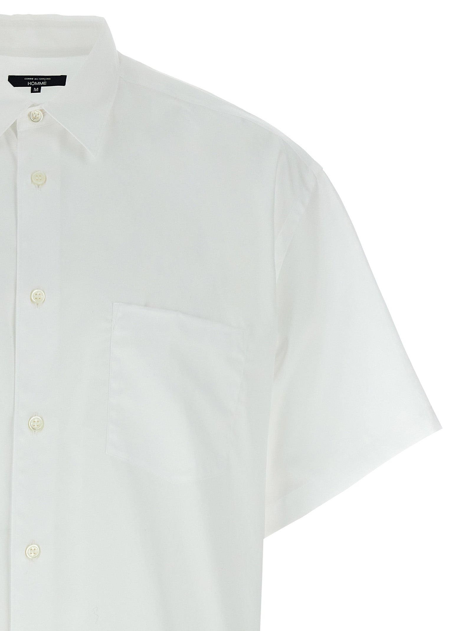 Comme Des Garçons White Cotton Men's Blouse