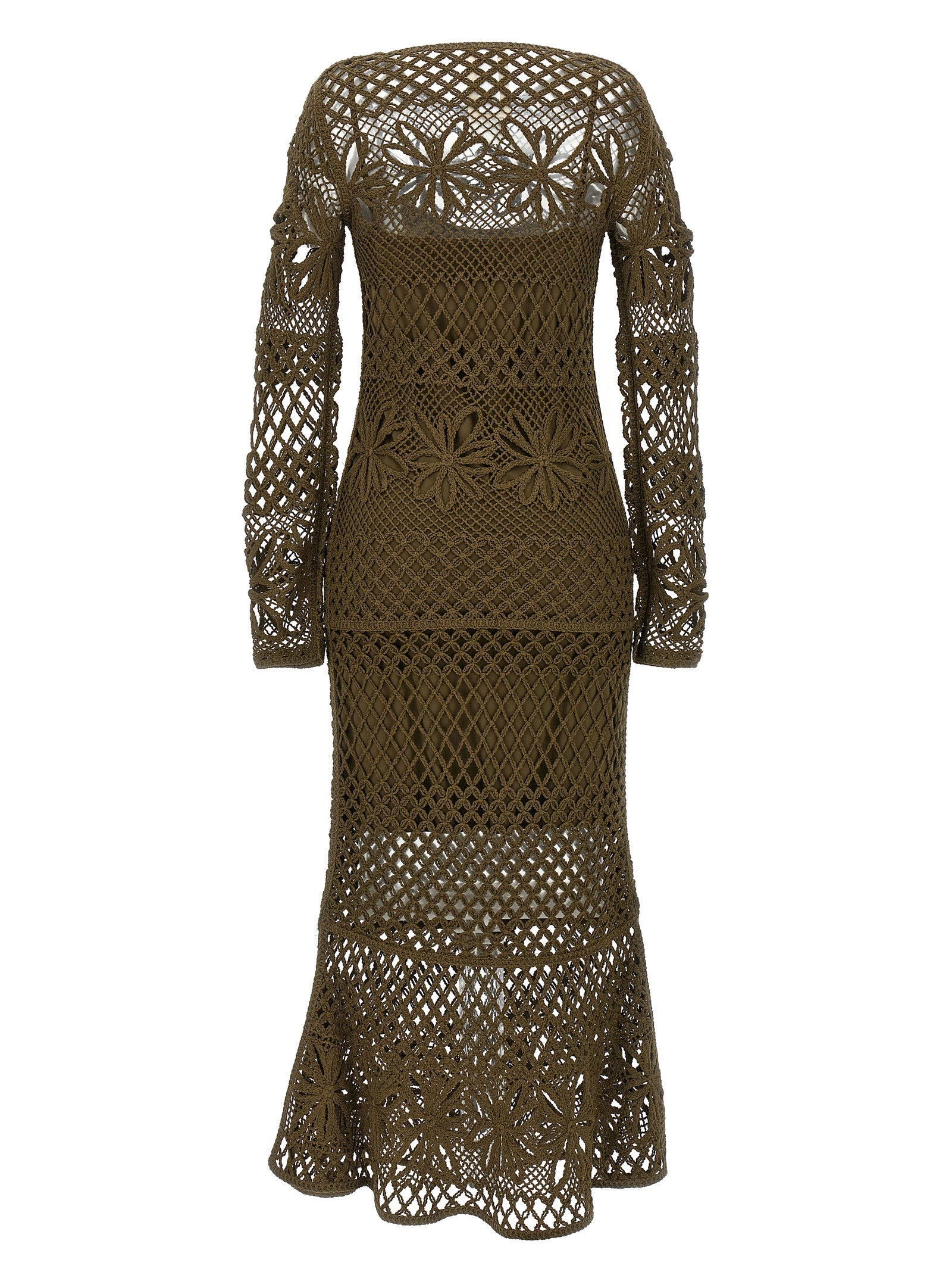 PINKO Bicolor Viscose Midi Women's Dress