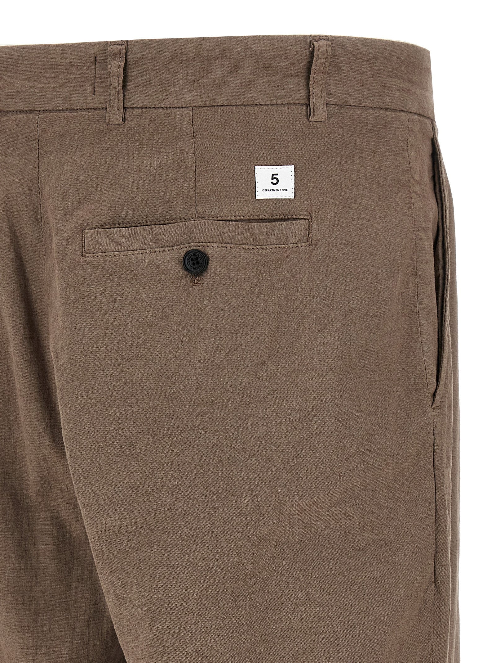 Department 5 Brown Linen Men's Pants