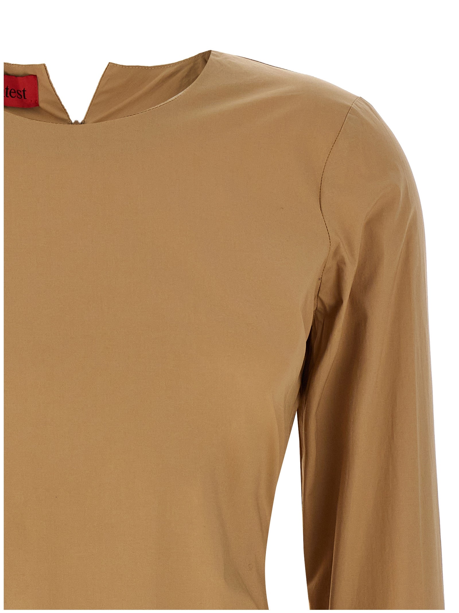 THELATEST Beige Cotton Women's T-Shirt
