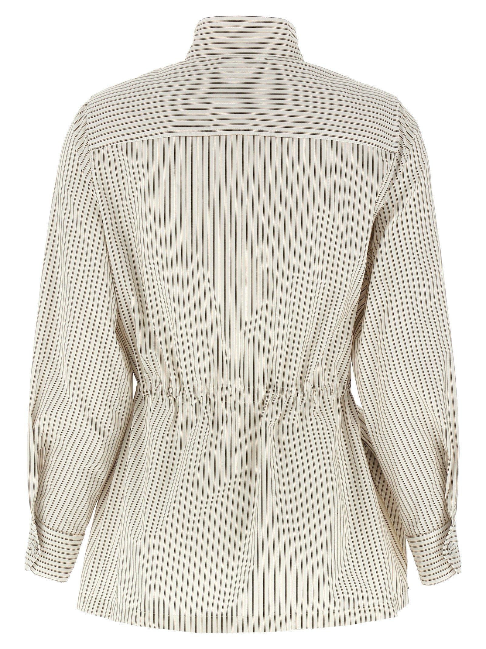 Fendi White Cotton Shell Women's Jacket