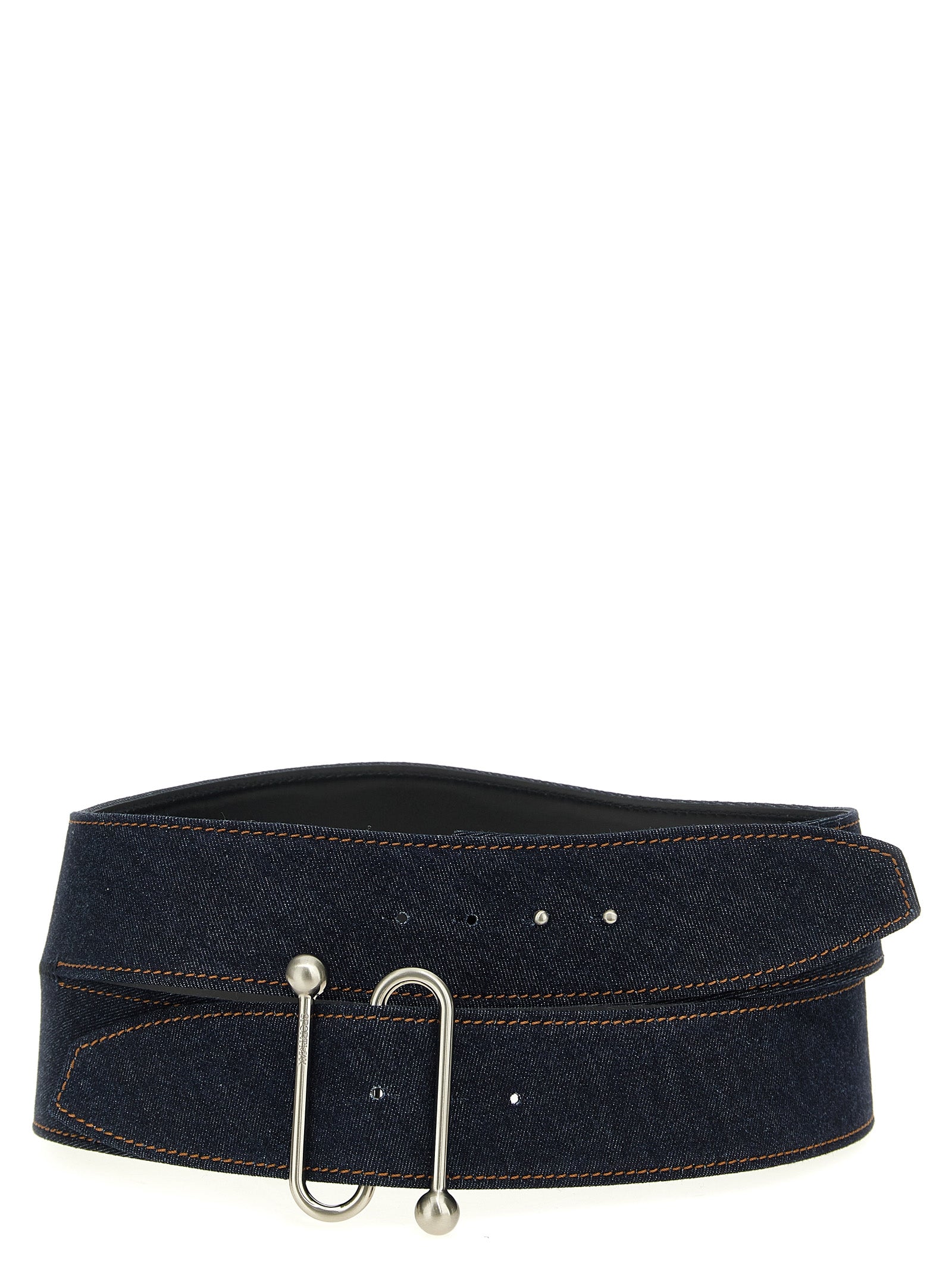 Sportmax Blue Cotton High-Waist Women's Belt