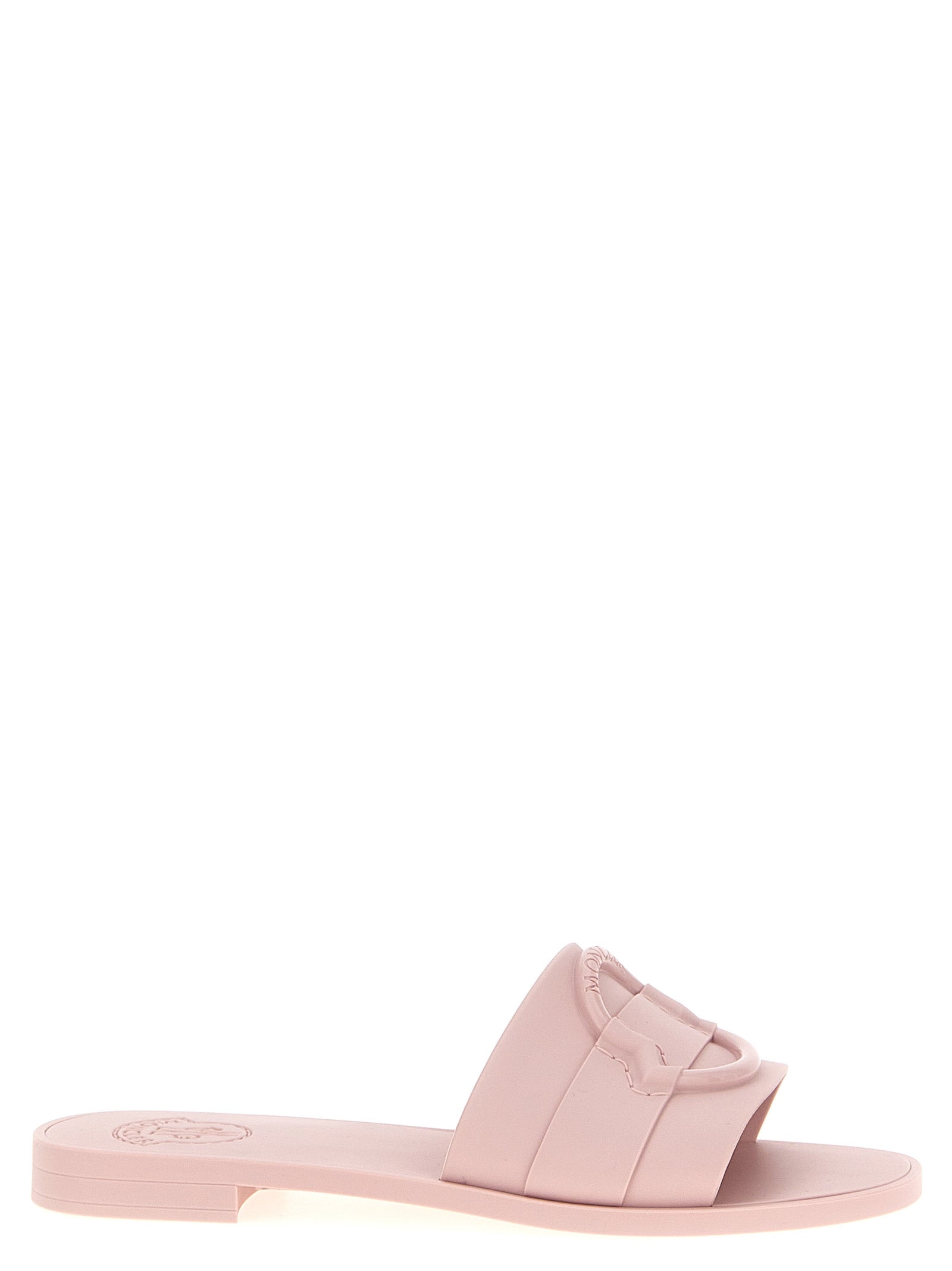 Moncler Multicolor Elastane Women's Slides