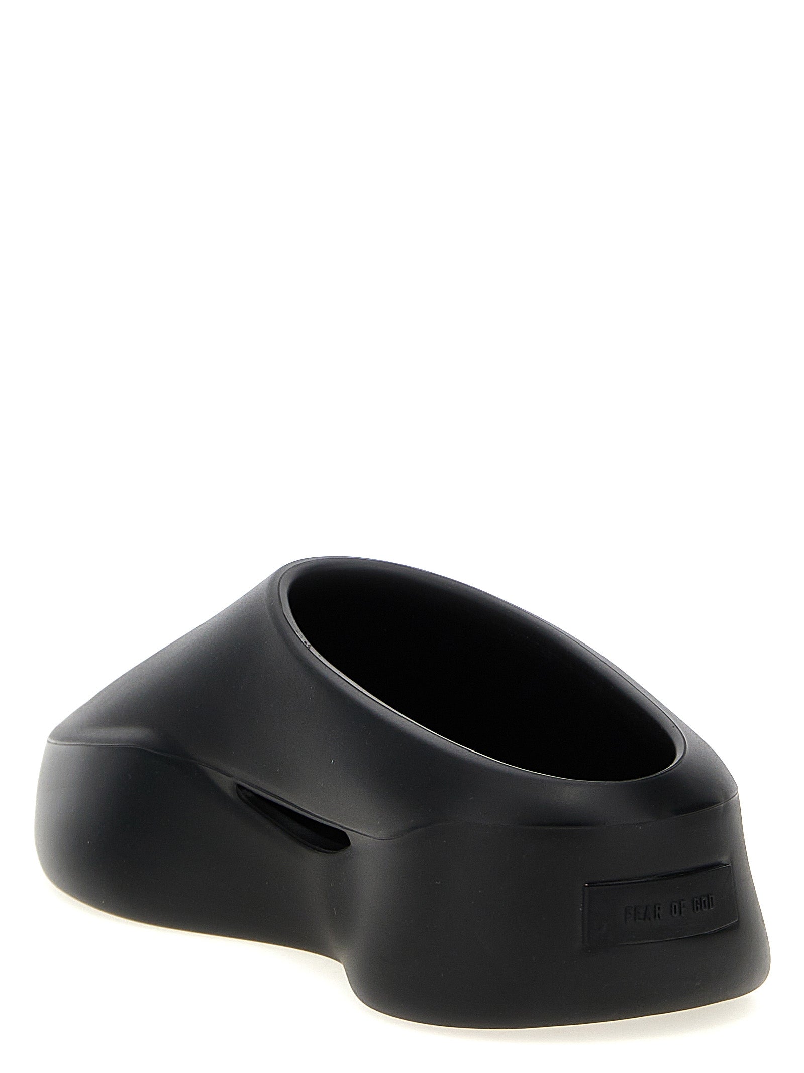 Fear Of God Black Rubber Men's Clogs