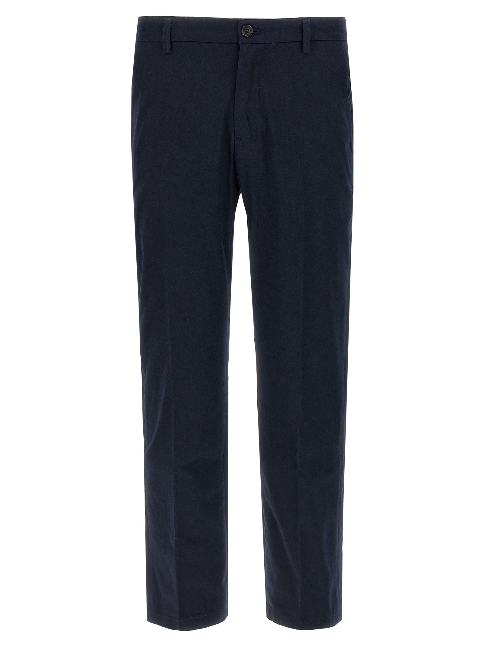 Department 5 Blue Cotton Cropped Men's Pants