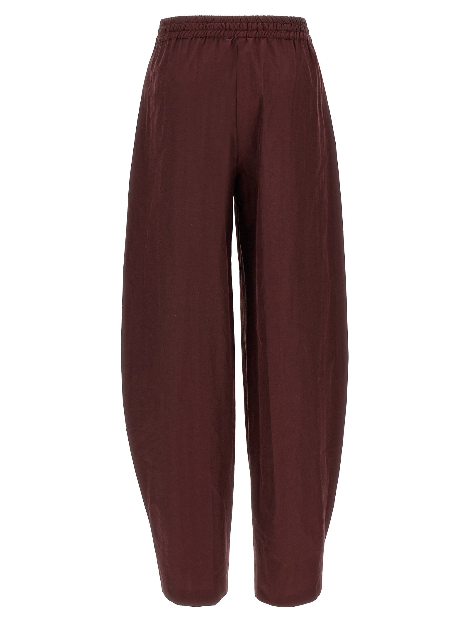The Andamane Bordeaux Polyester Casual Women's Pants