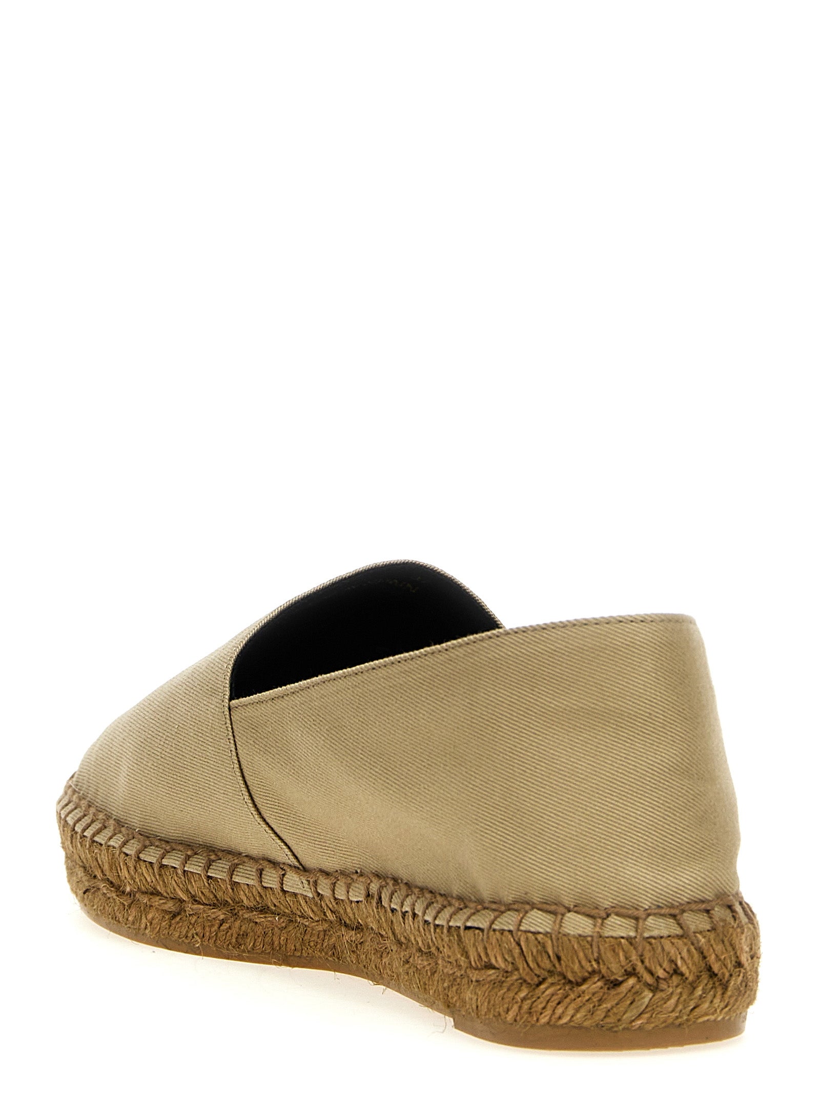 Saint Laurent Beige Cotton Women's Espadrilles
