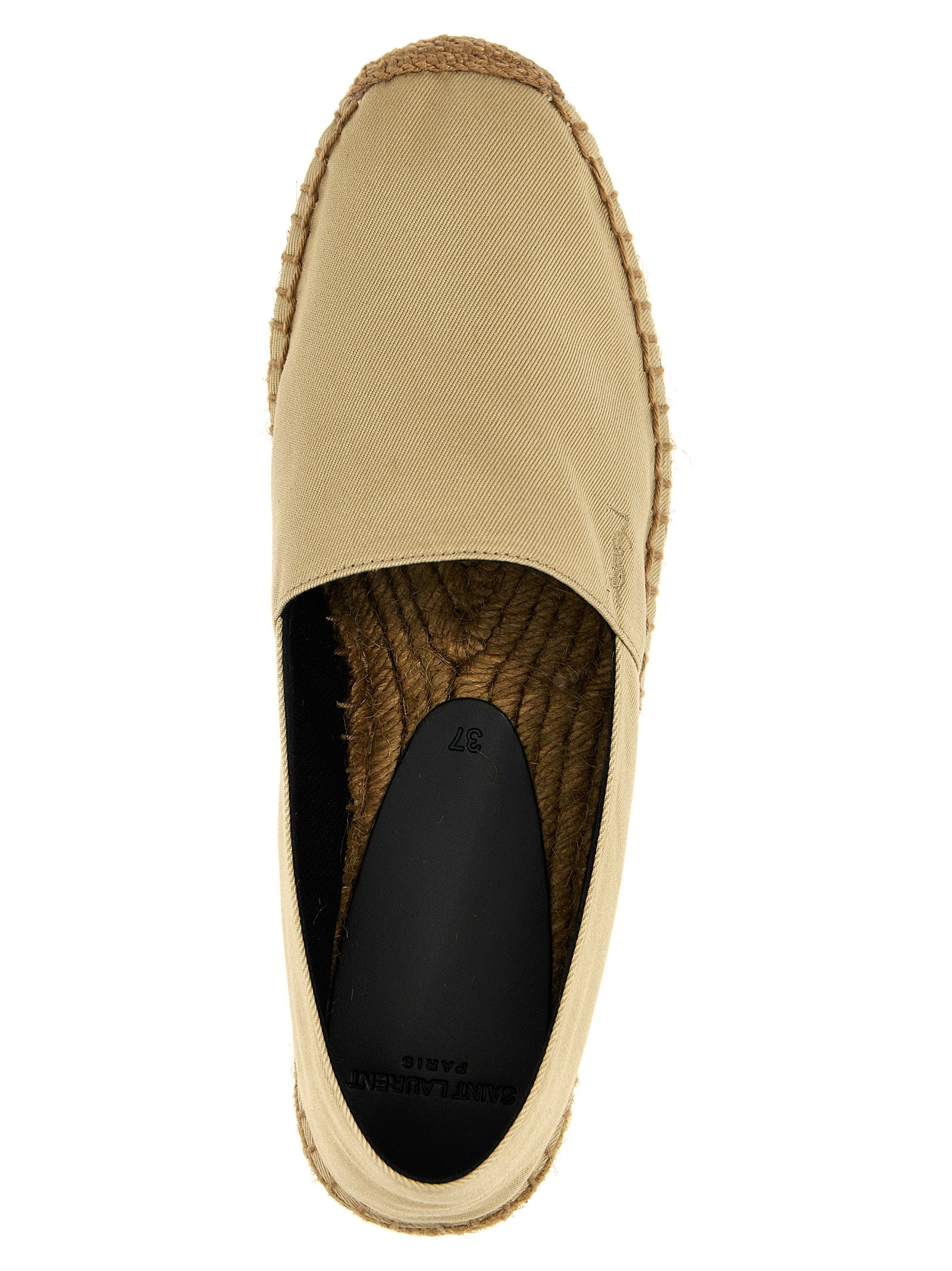 Saint Laurent Beige Cotton Women's Espadrilles
