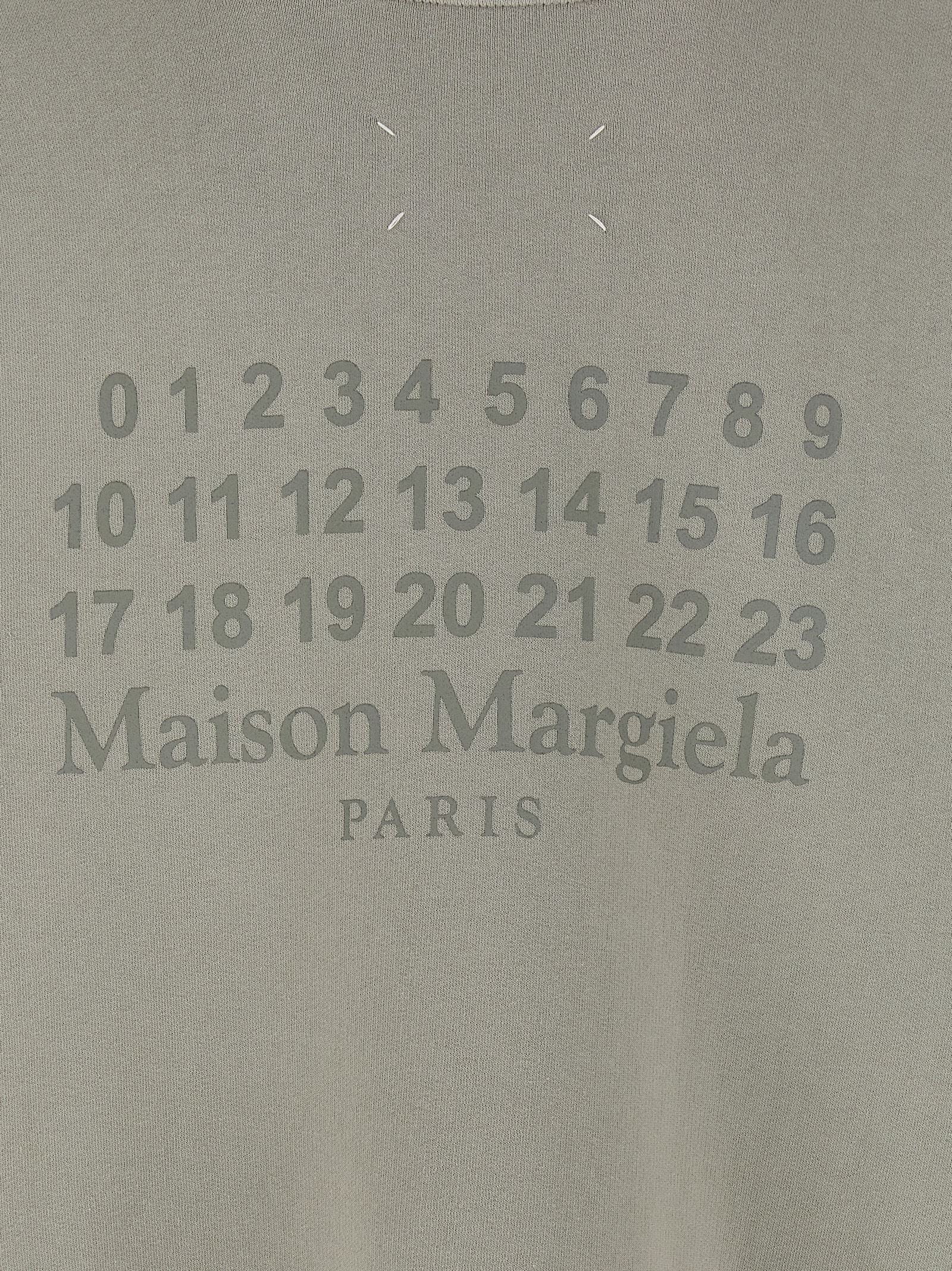 Maison Margiela Gray Cotton Men's Sweatshirt