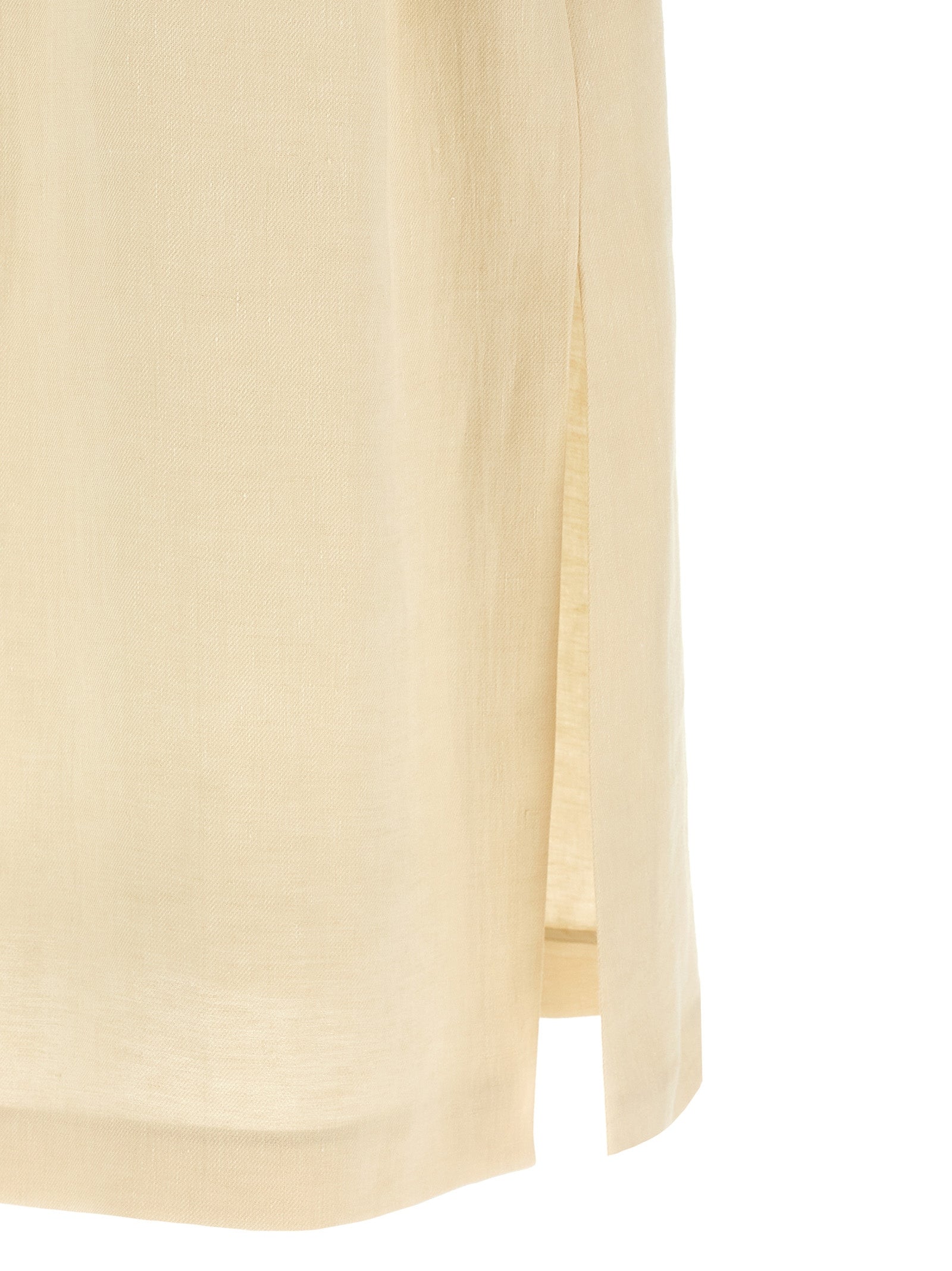Max Mara Beige Flax Women's Coat