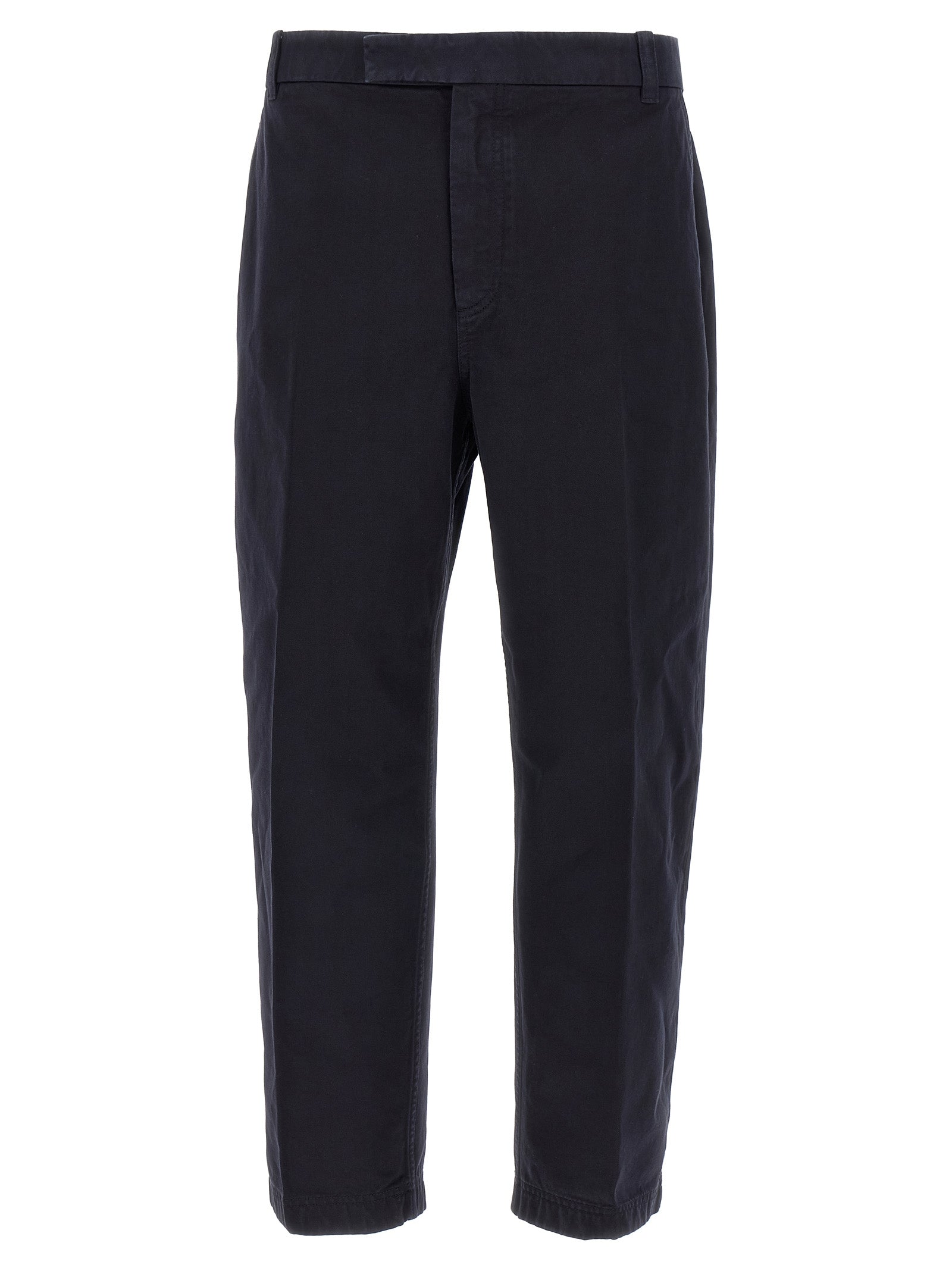 Thom Browne Blue Cotton Casual Men's Pants