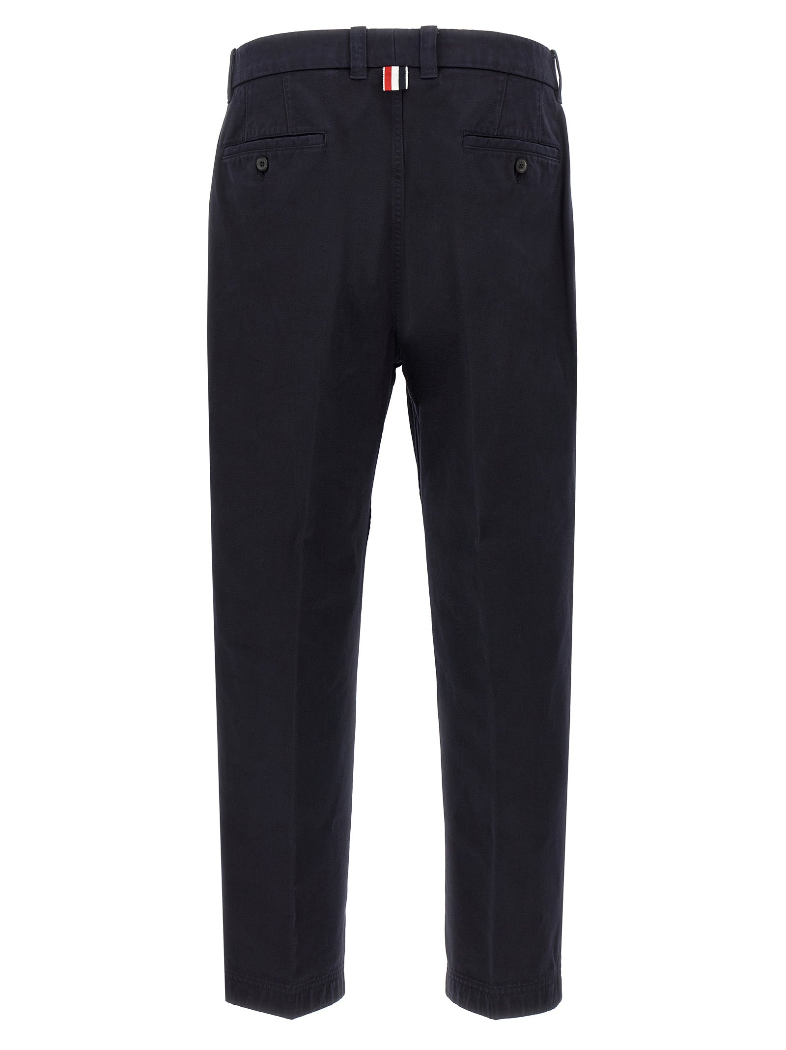 Thom Browne Blue Cotton Casual Men's Pants