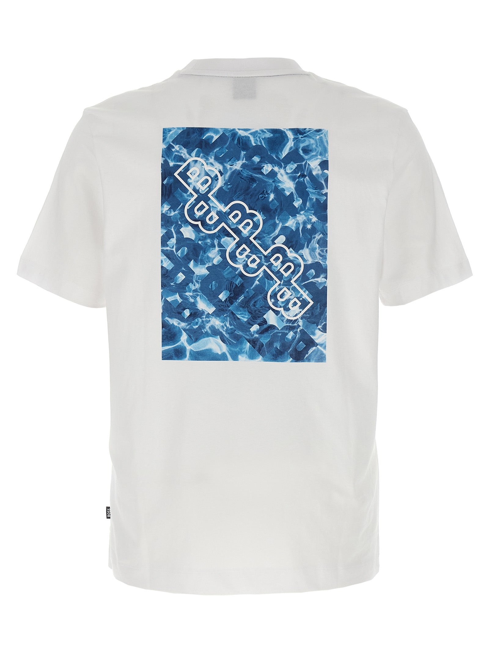 Hugo Boss White Cotton Men's T-Shirt