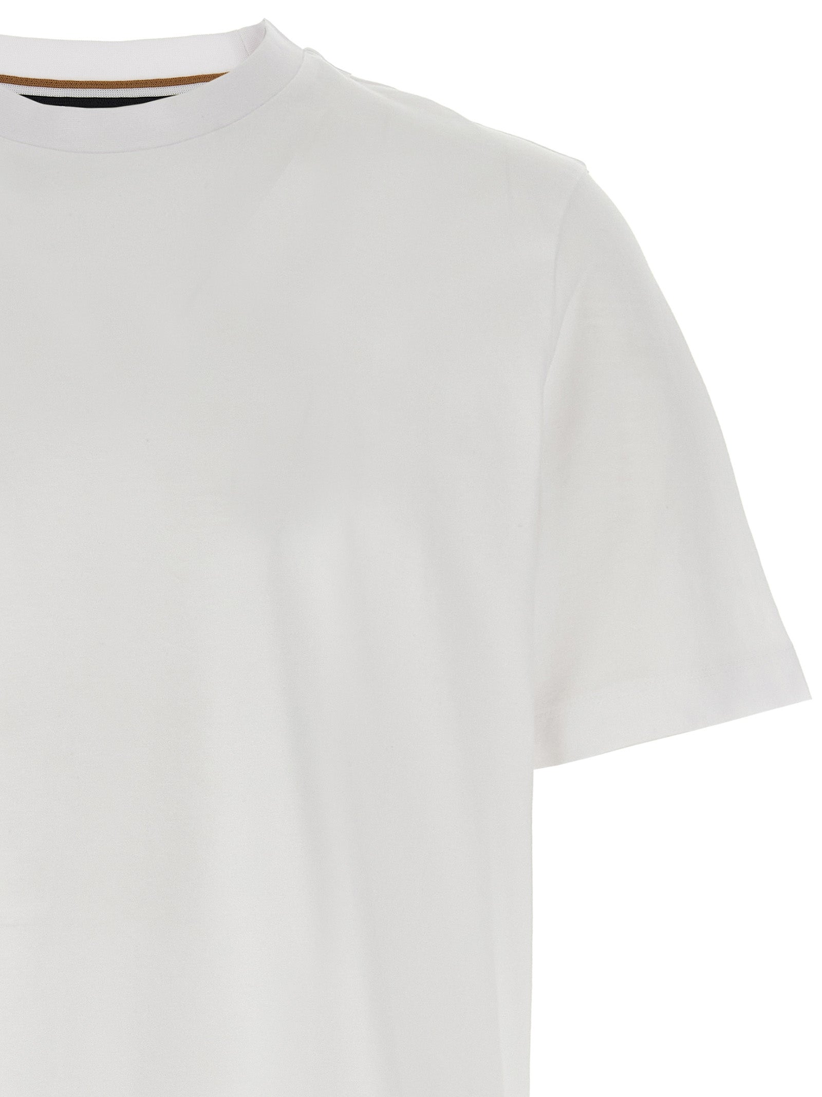 Hugo Boss White Cotton Men's T-Shirt