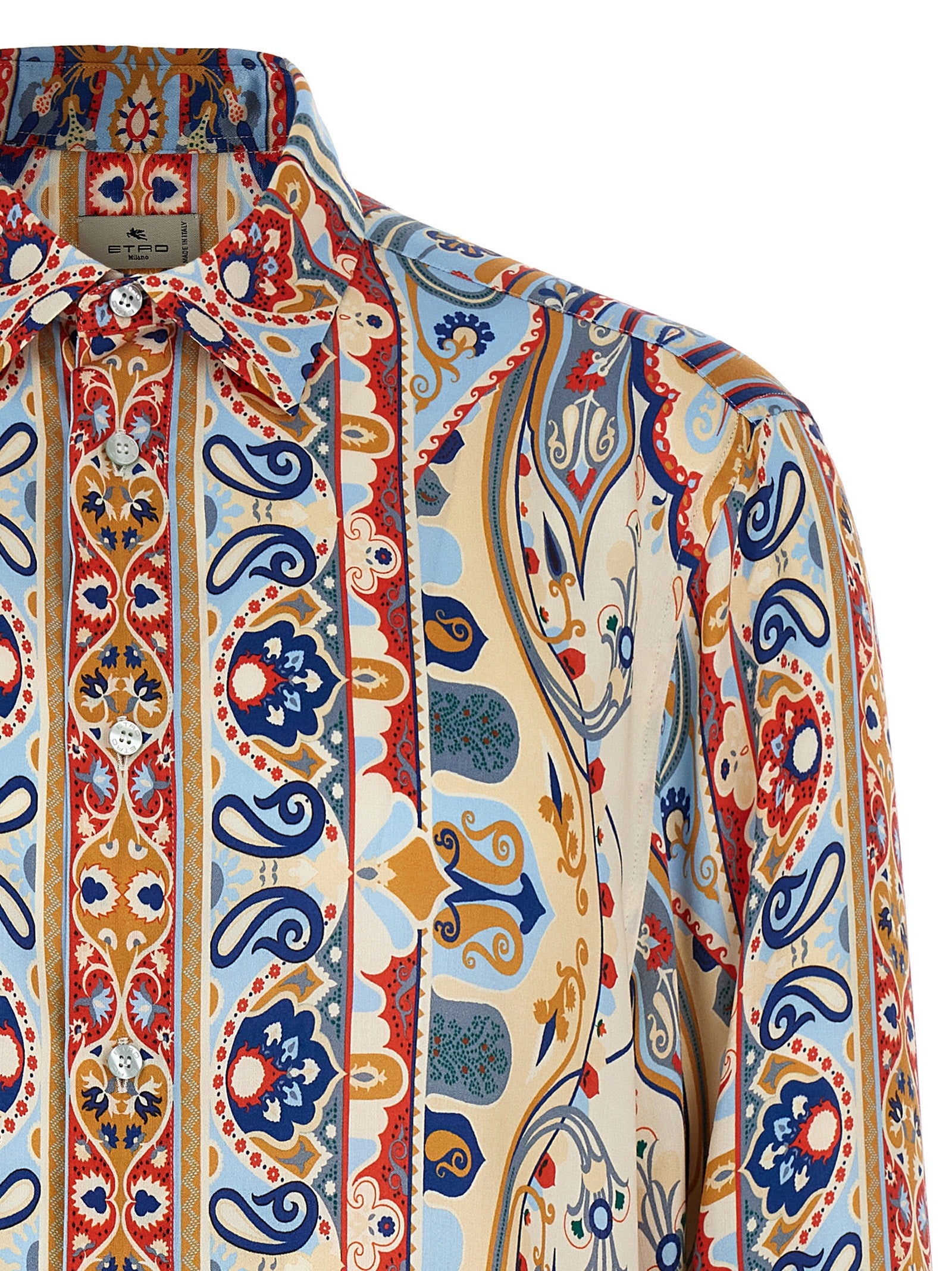 Etro Multicolor Viscose Men's Blouse