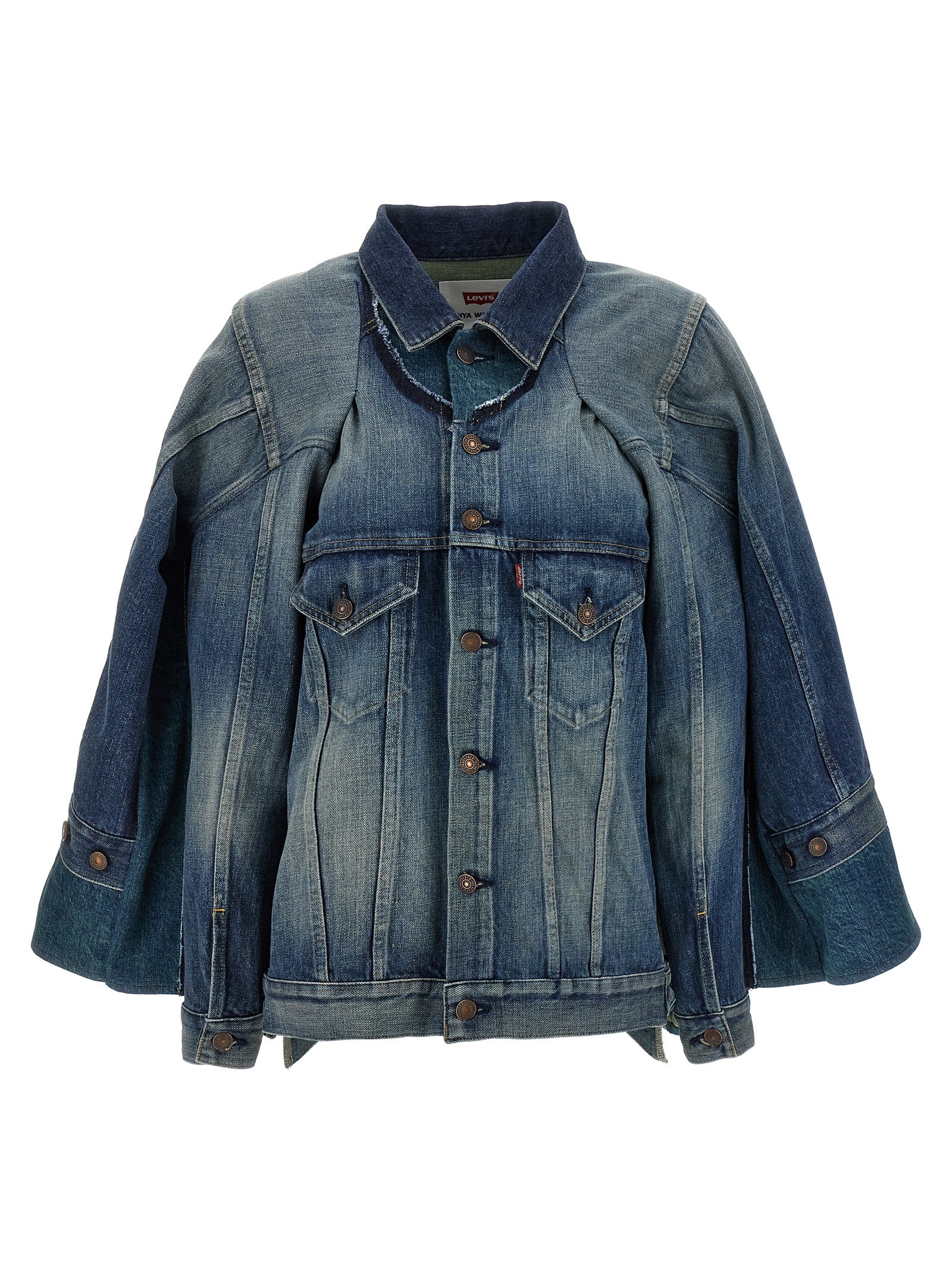 Junya Watanabe Blue Cotton Denim Women's Jacket