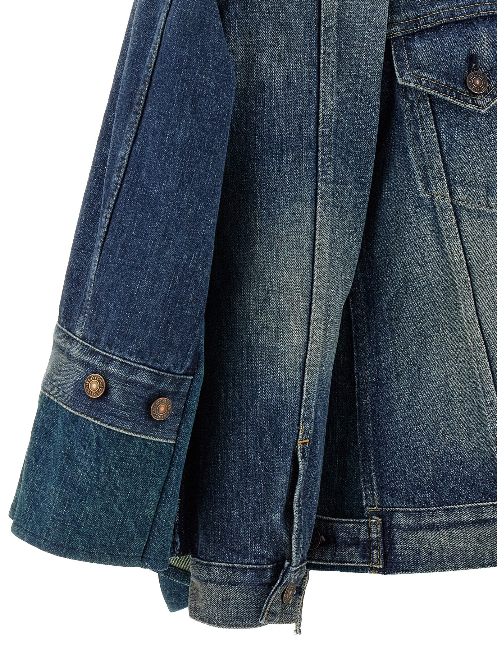 Junya Watanabe Blue Cotton Denim Women's Jacket