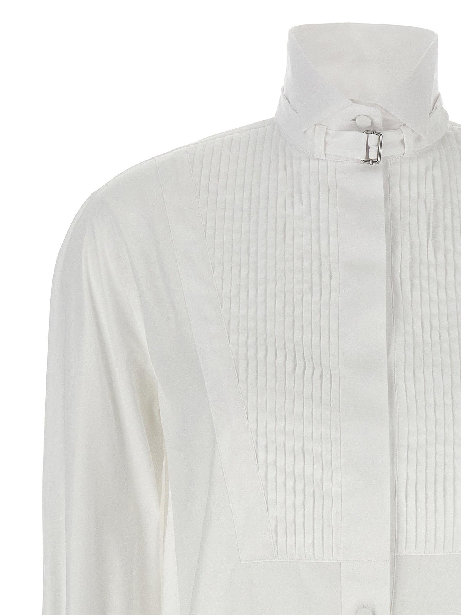Alexander McQueen White Cotton Women's Blouse