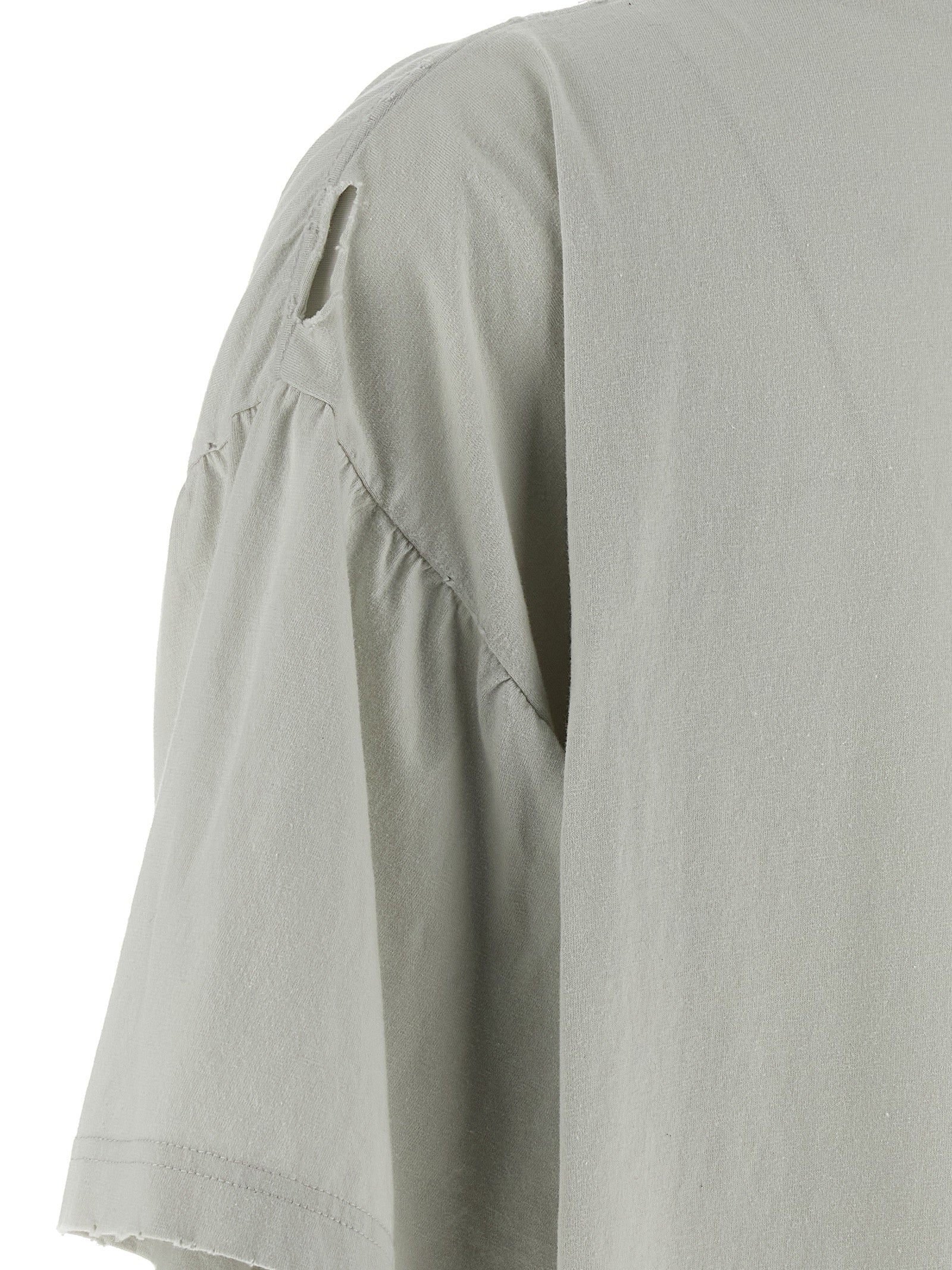 Balenciaga Gray Cotton Women's T-Shirt