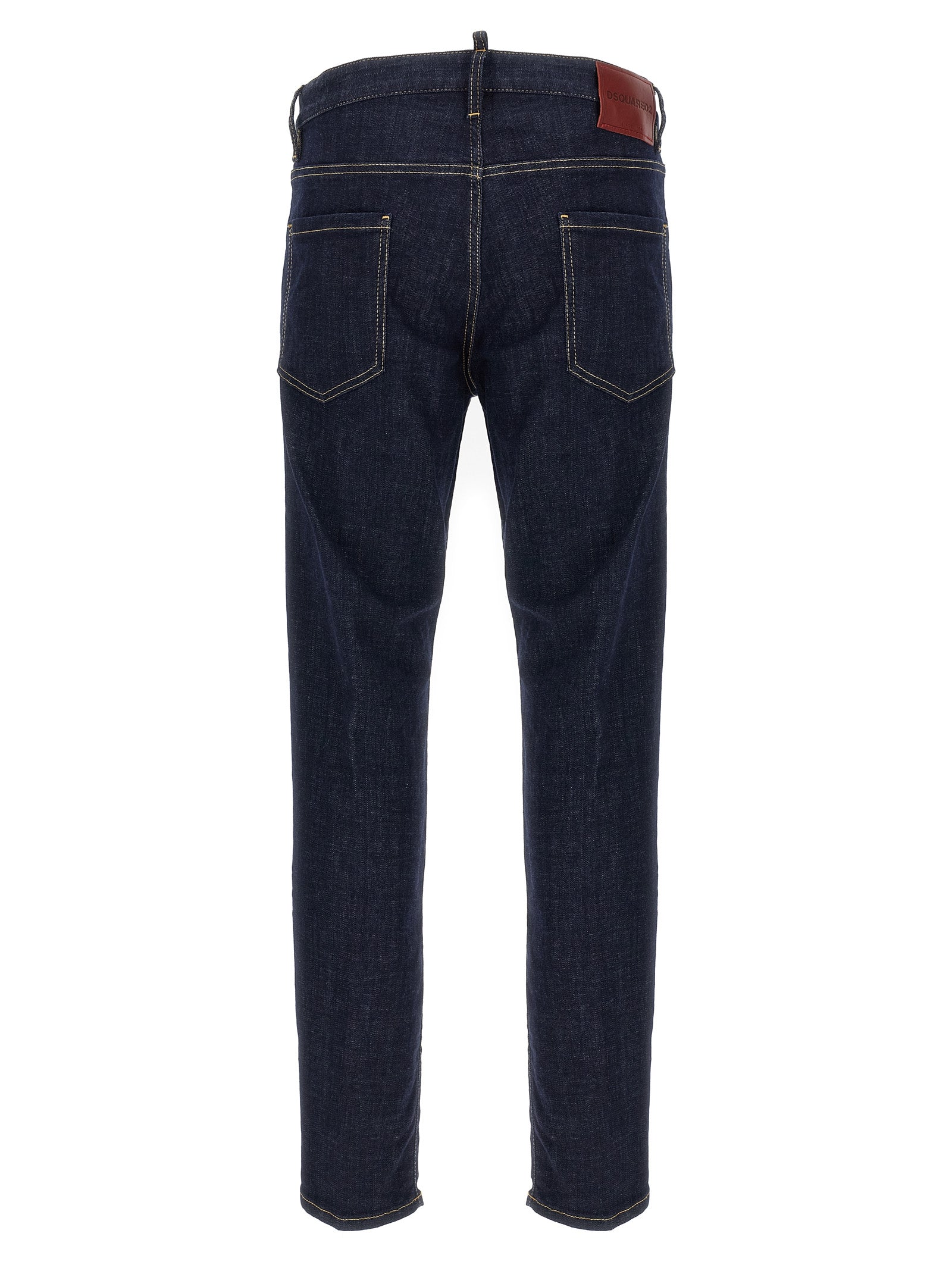 Dsquared² Blue Cotton Slim Fit Men's Jeans