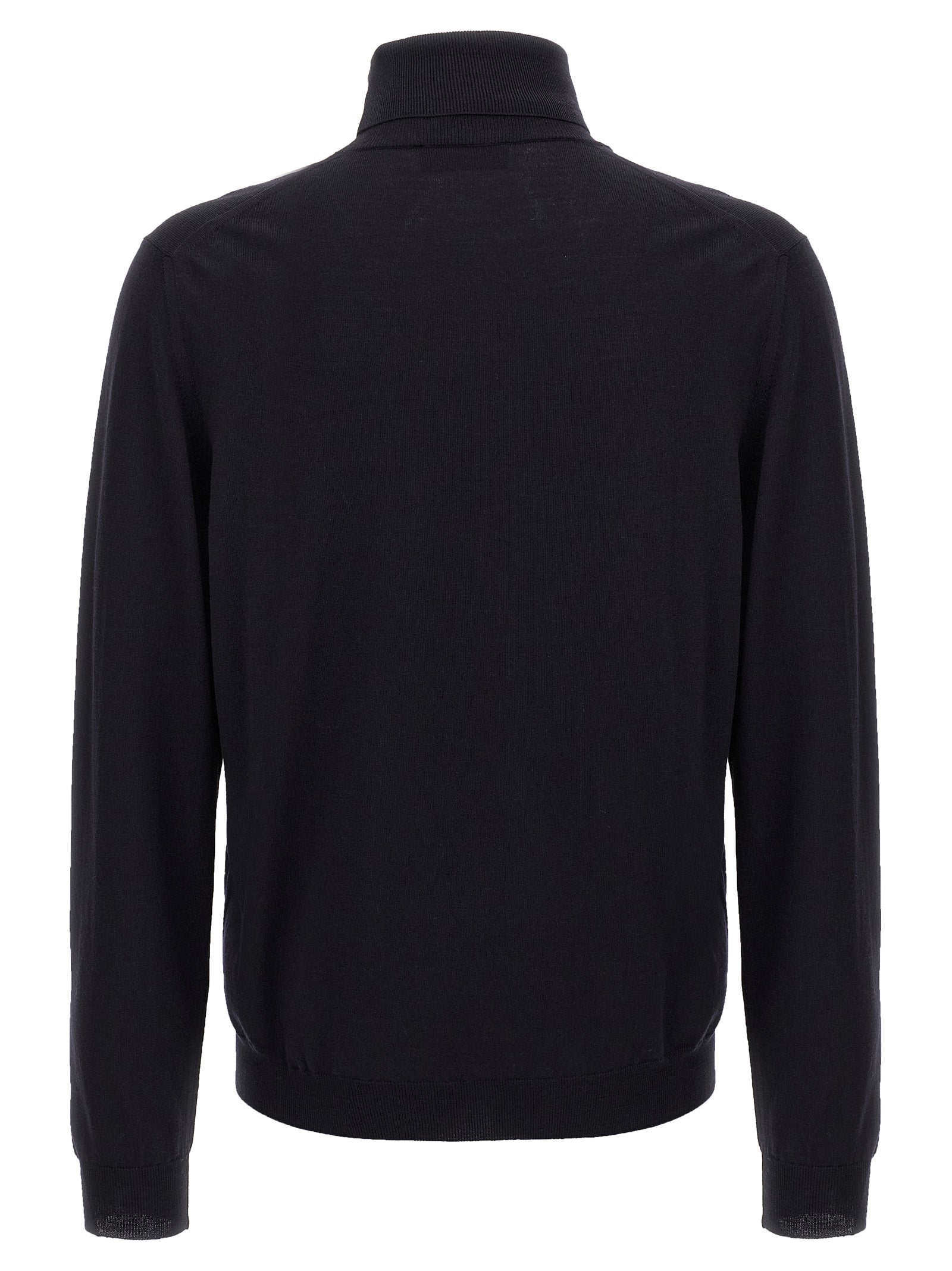 ZANONE Blue Virgin Wool Men's Cardigan