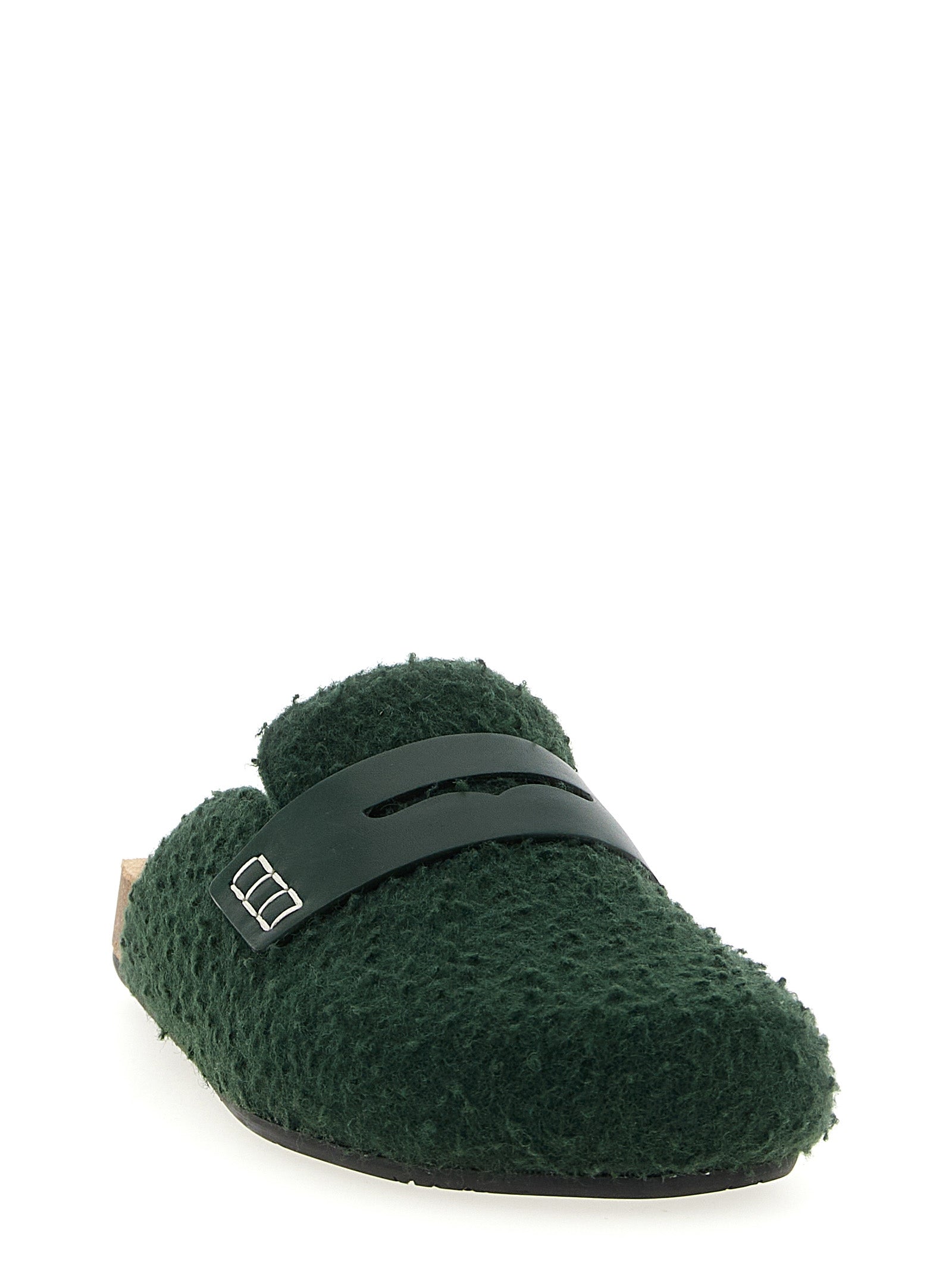 J.W.Anderson Bicolor Virgin Wool Slip-On Women's Loafers