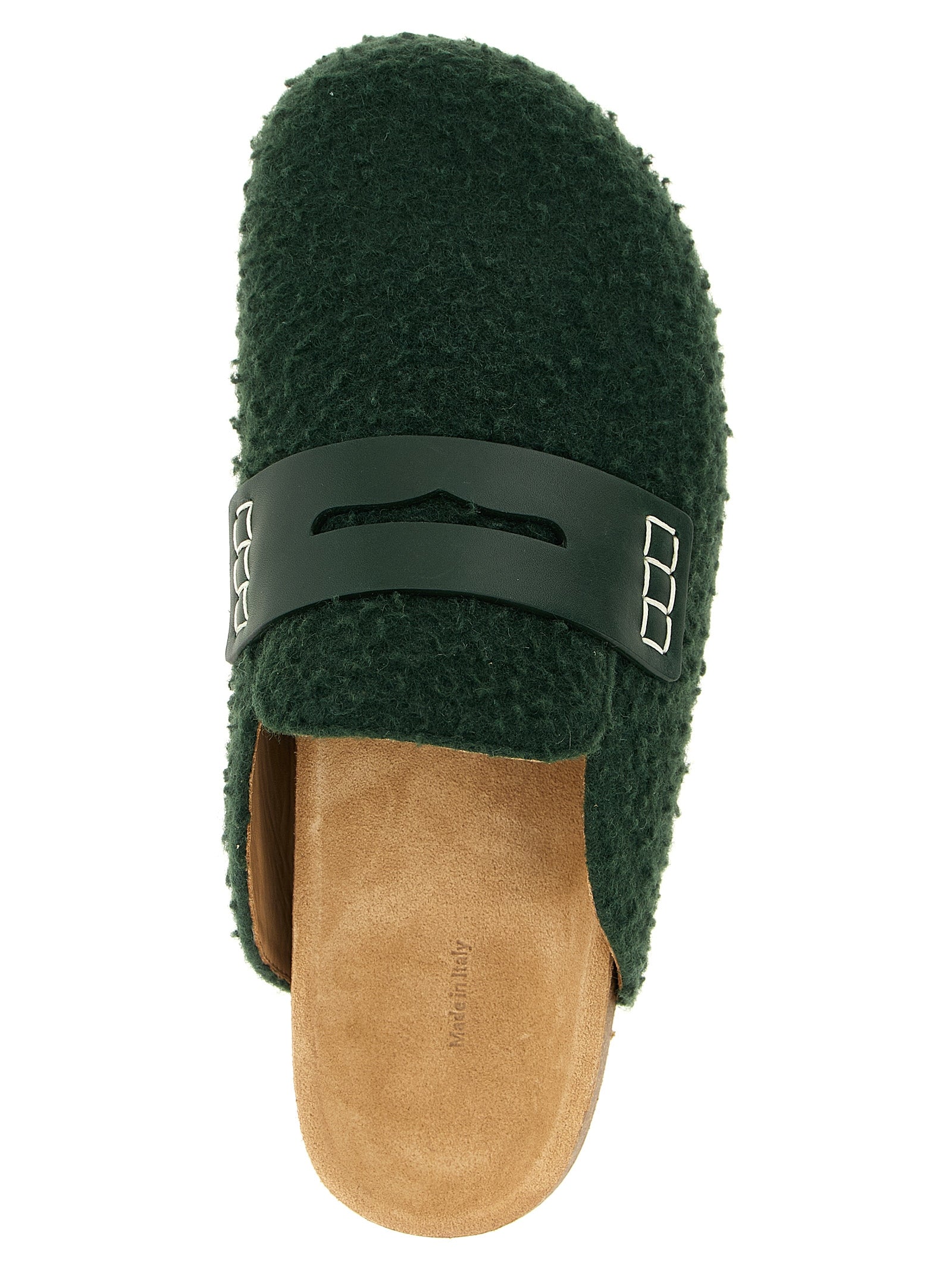 J.W.Anderson Bicolor Virgin Wool Slip-On Women's Loafers