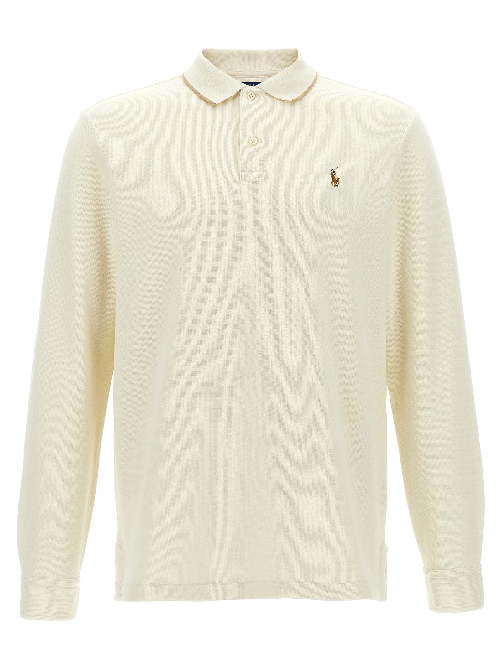 Polo Ralph Lauren Beige Cotton Polo Men's Shirt