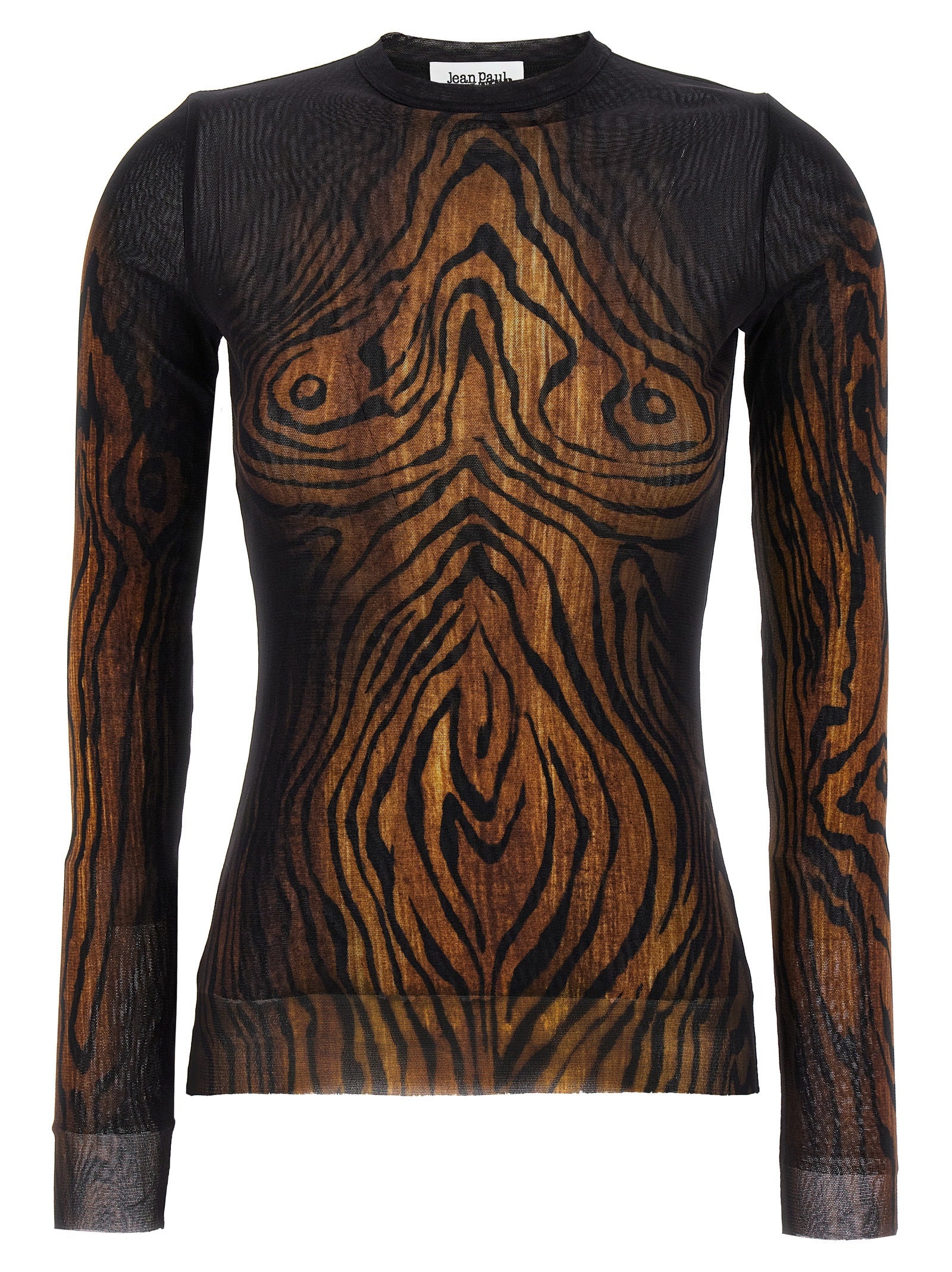 Jean Paul Gaultier Multicolor Polyamide Pattern Women's Shirt