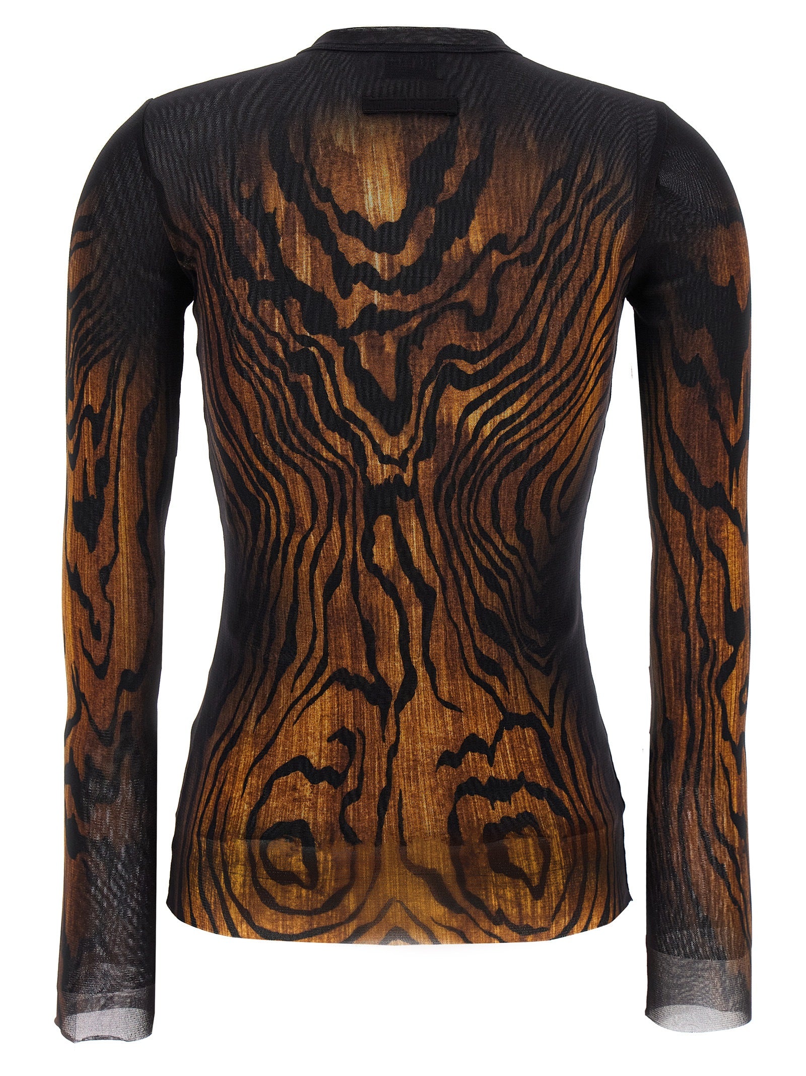 Jean Paul Gaultier Multicolor Polyamide Pattern Women's Shirt