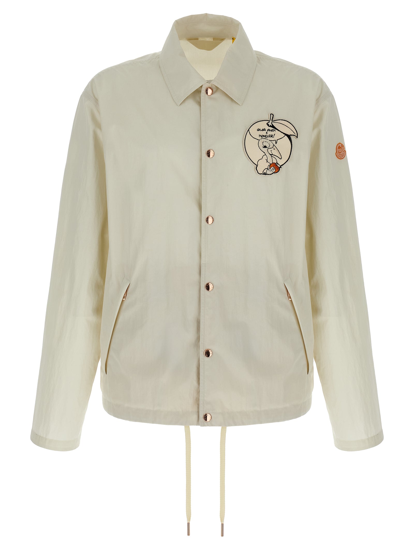 MONCLER GENIUS White Cotton Men's Jacket