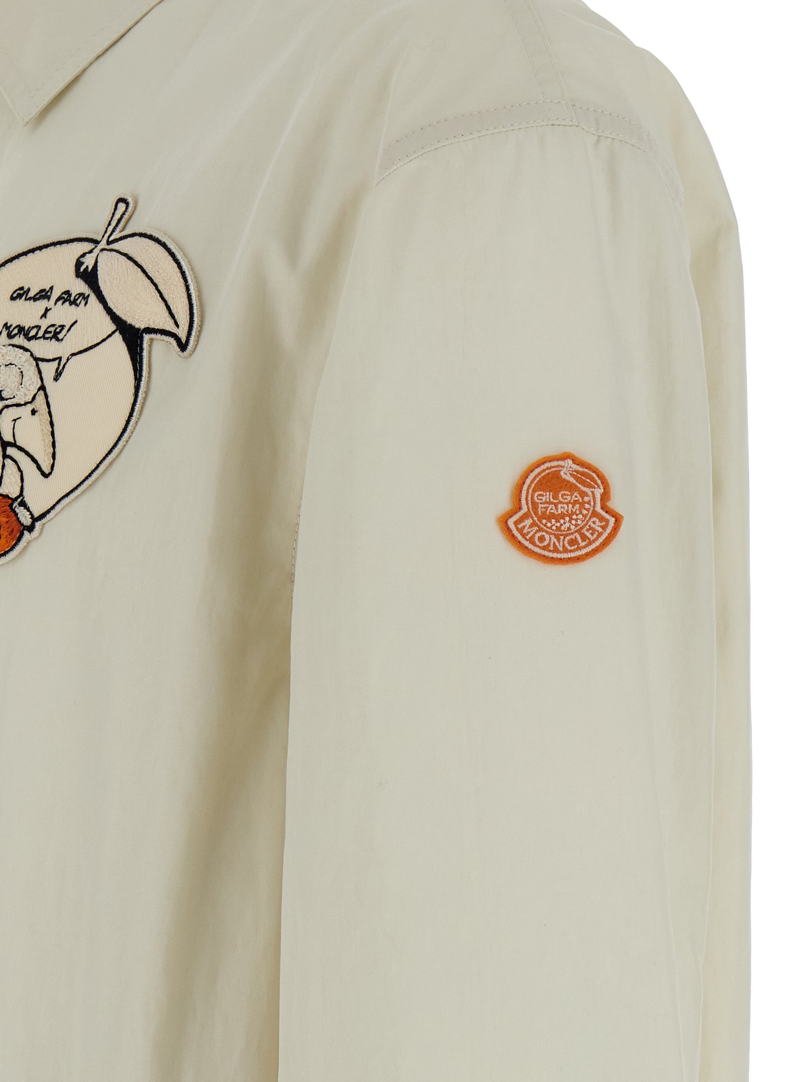 MONCLER GENIUS White Cotton Men's Jacket