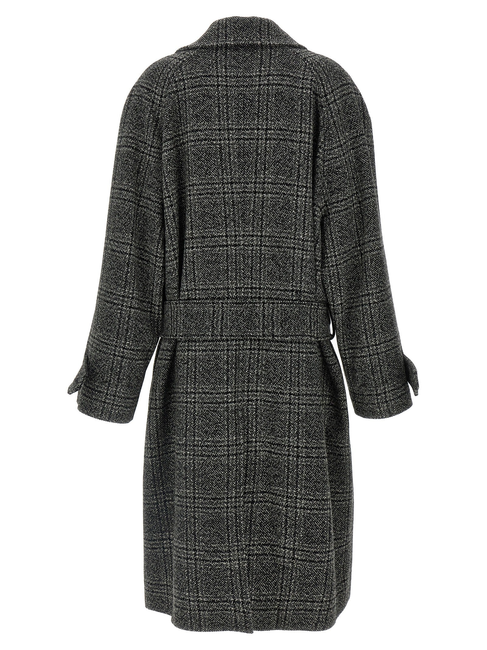 Balenciaga Black Wool Women's Coat