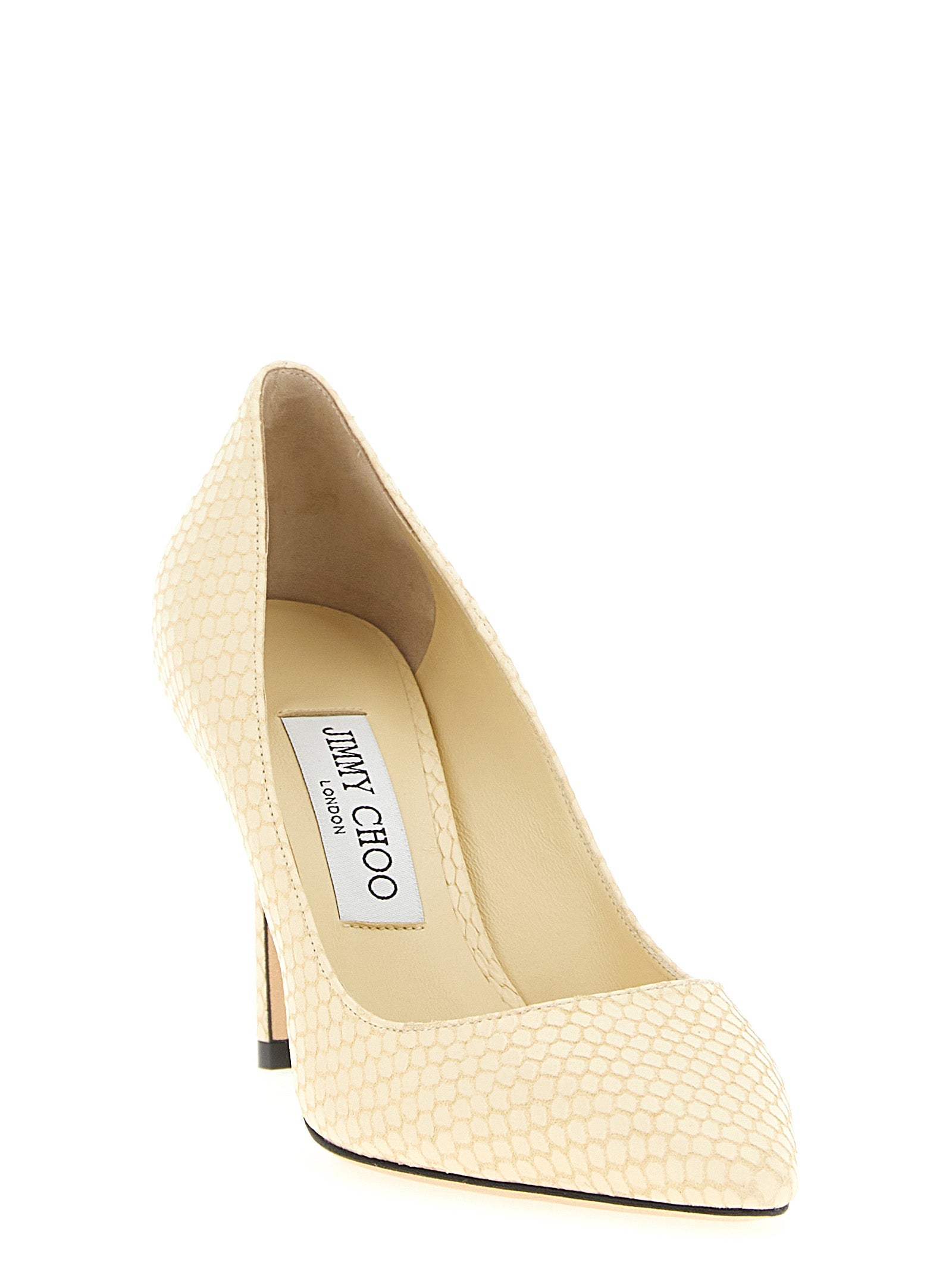 Jimmy Choo Bicolor Leather High Heel Women's Pumps