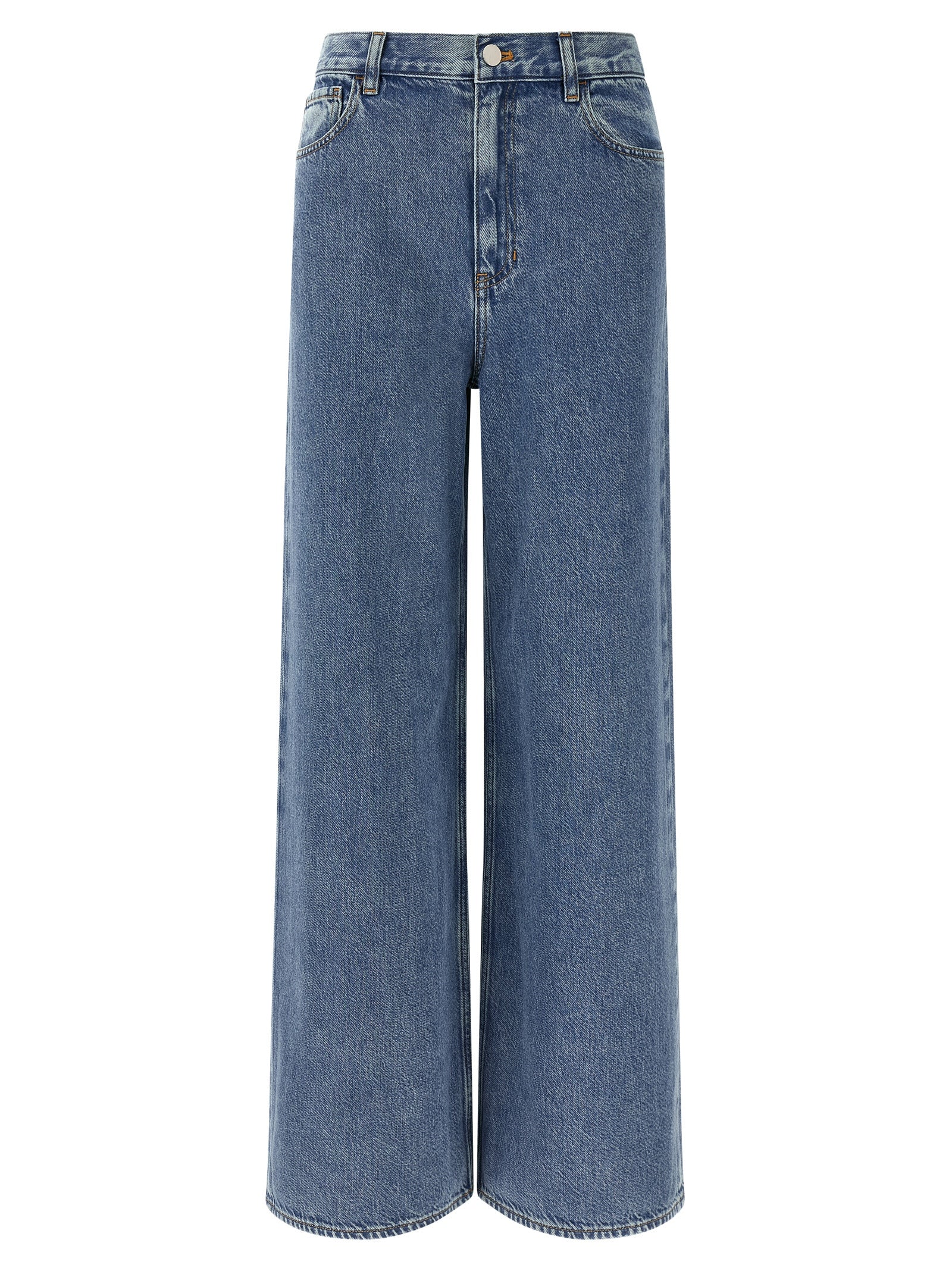 Theory Blue Cotton High-Waisted Women's Jean
