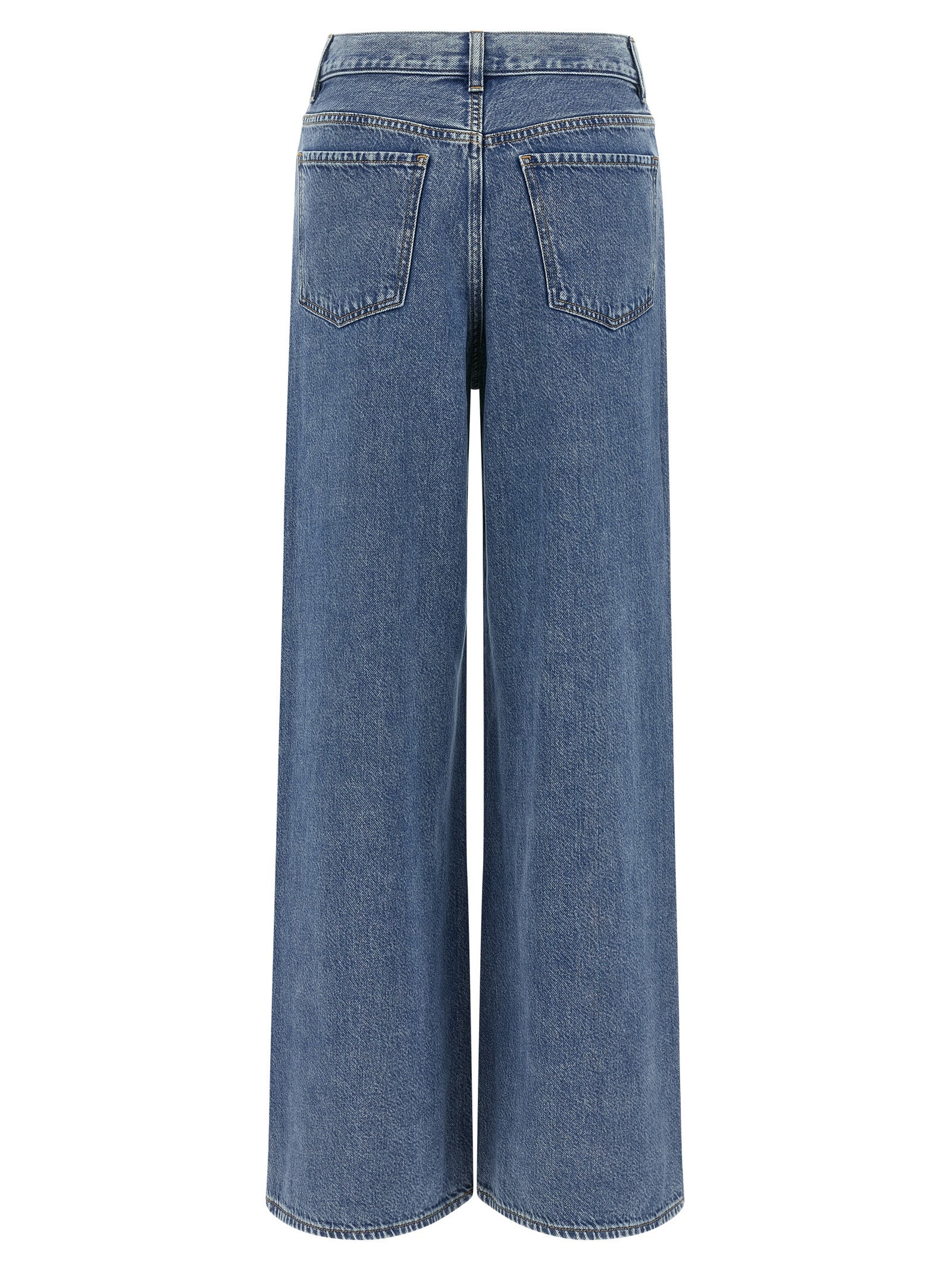 Theory Blue Cotton High-Waisted Women's Jean