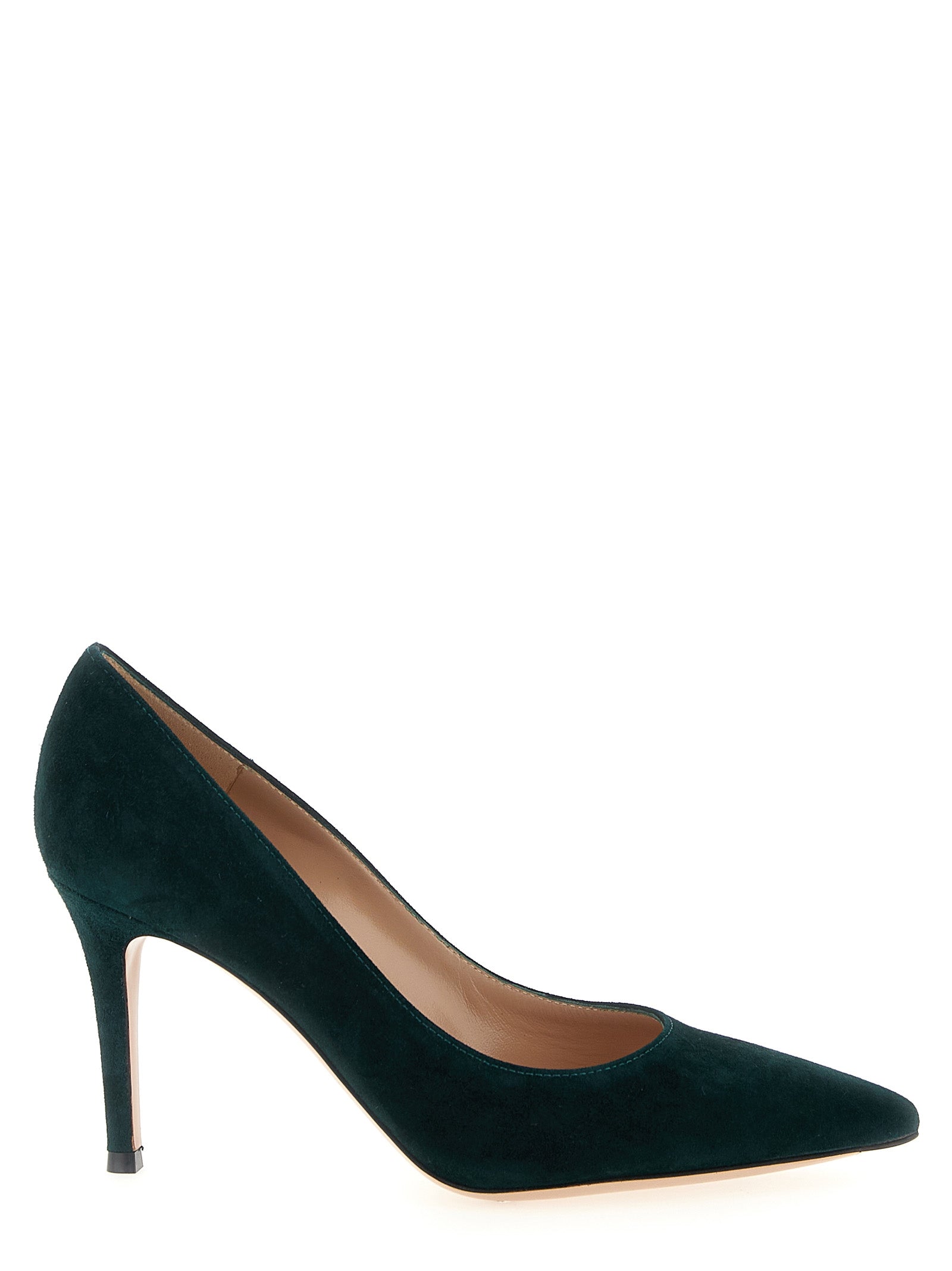 Gianvito Rossi Bicolor Suede Leather High Heel Women's Pumps