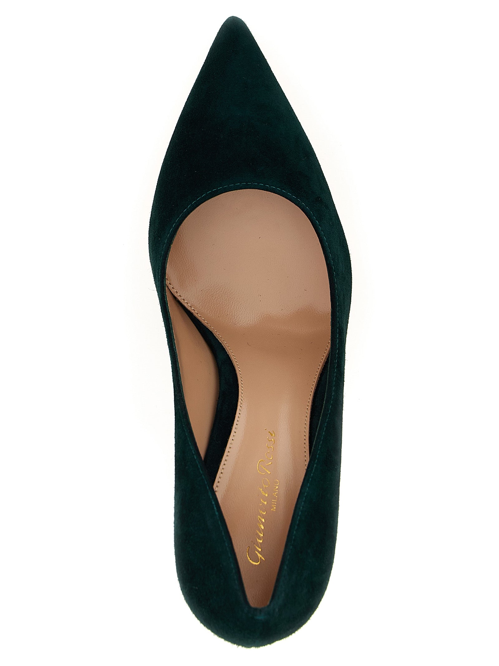 Gianvito Rossi Bicolor Suede Leather High Heel Women's Pumps