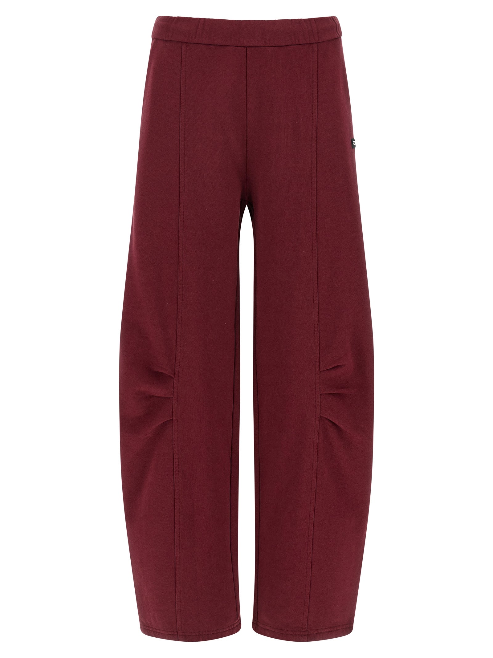 ROTATE BIRGER CHRISTENSEN Bordeaux Cotton Joggers (Workout Women's Pants)