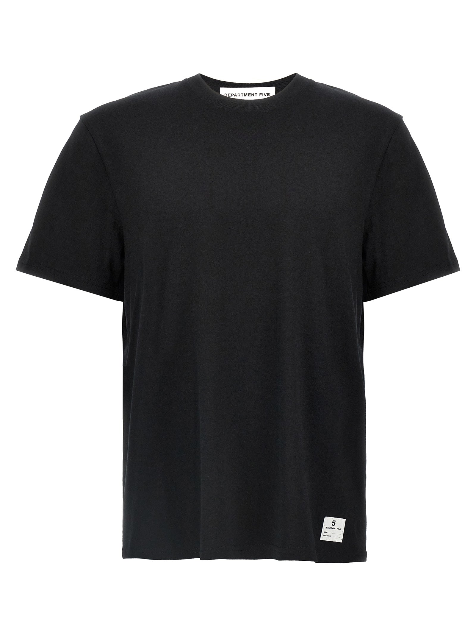 Department 5 Black Cotton Men's T-Shirt