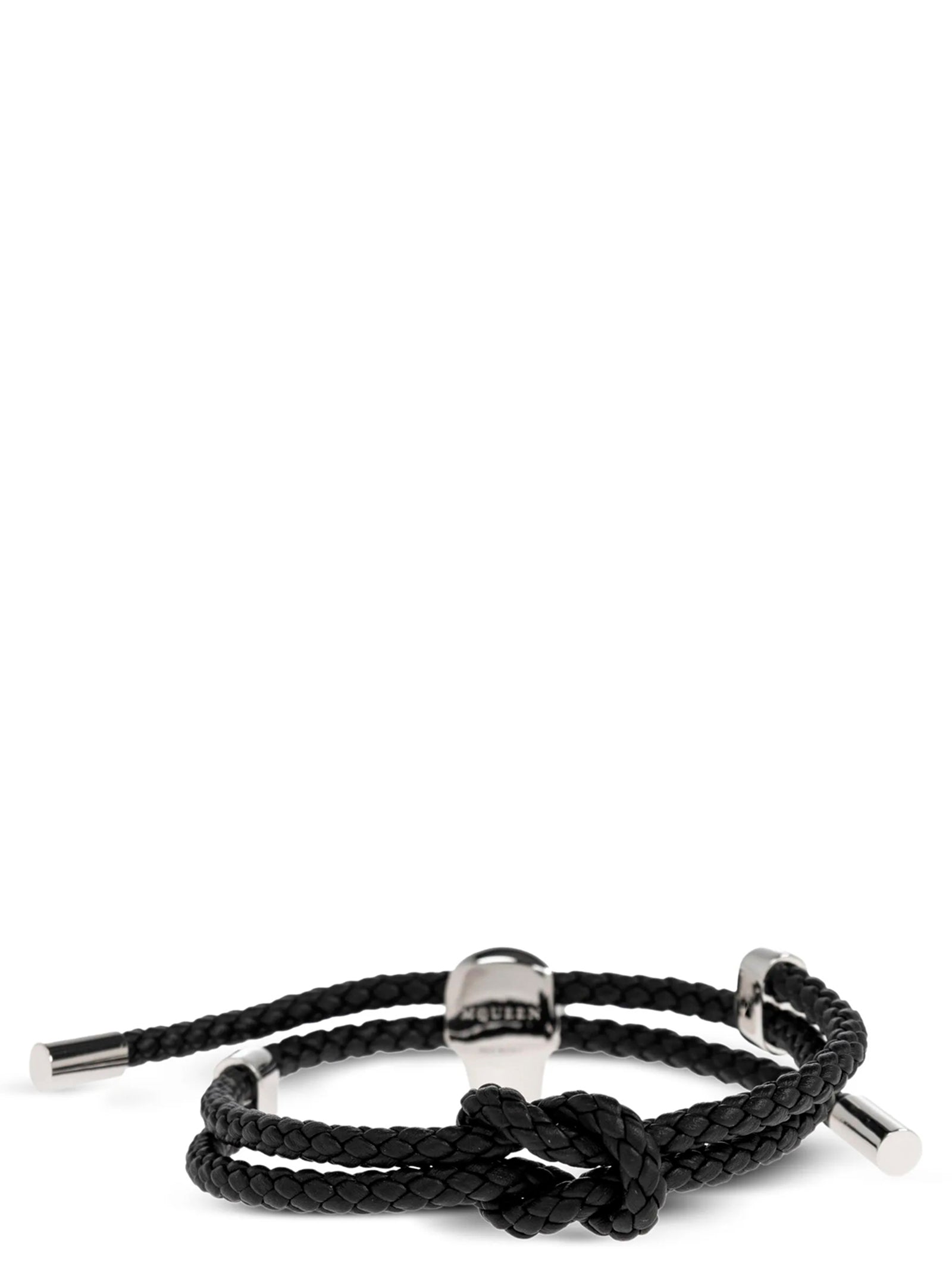 Alexander McQueen Black Calfskin Men's Bracelet