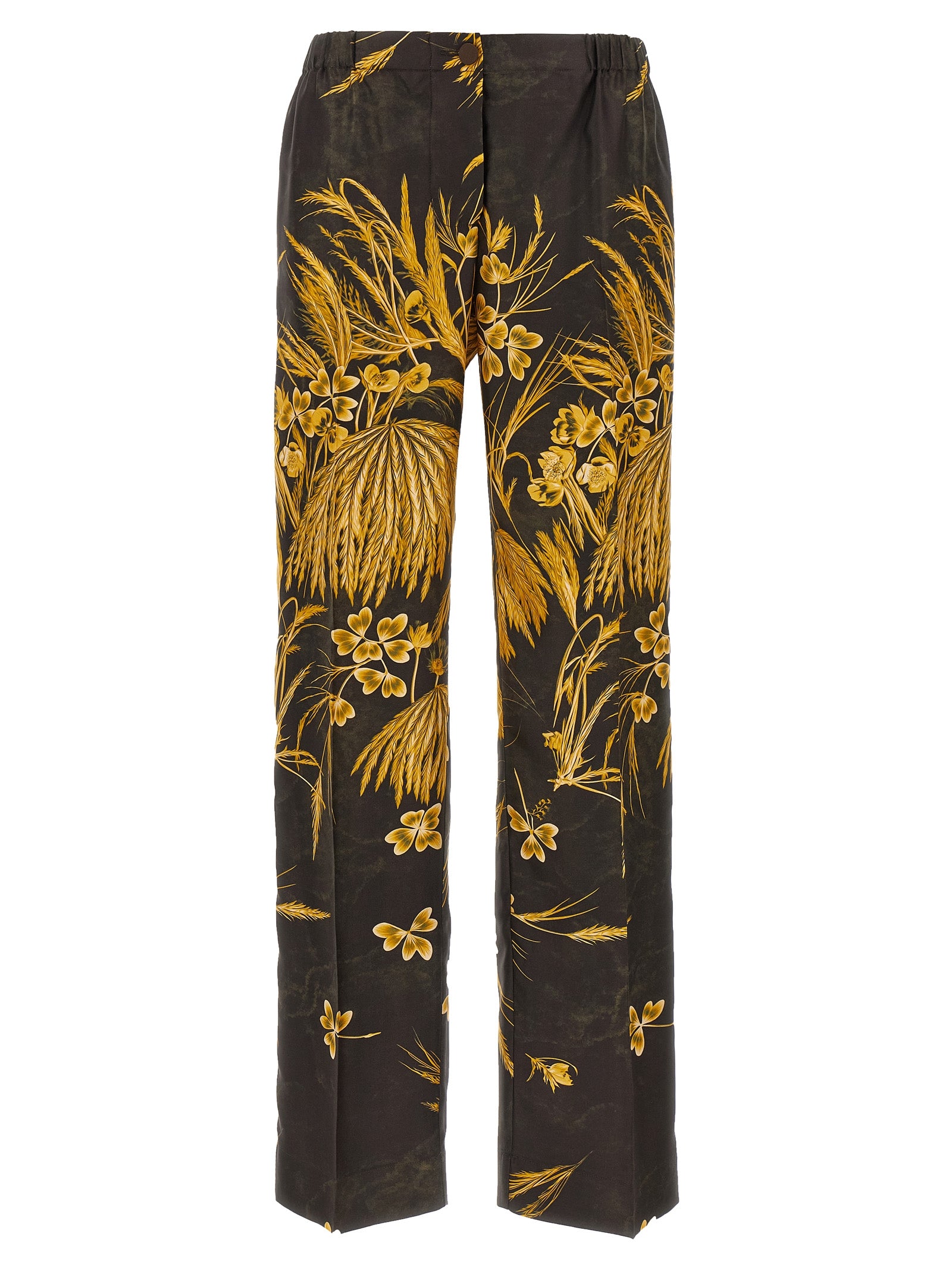F.R.S. - FOR RESTLESS SLEEPERS Multicolor Silk Casual Women's Pants