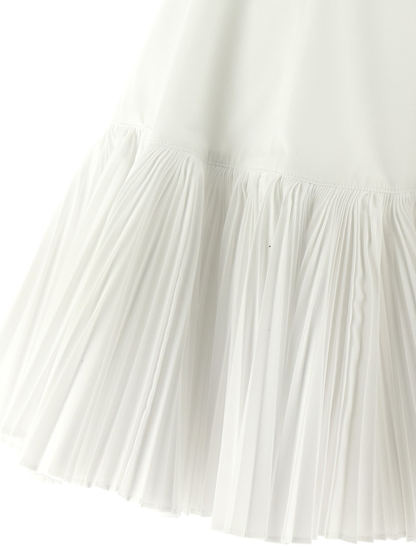 Giovanni Bedin White Poplin Short Women's Dress