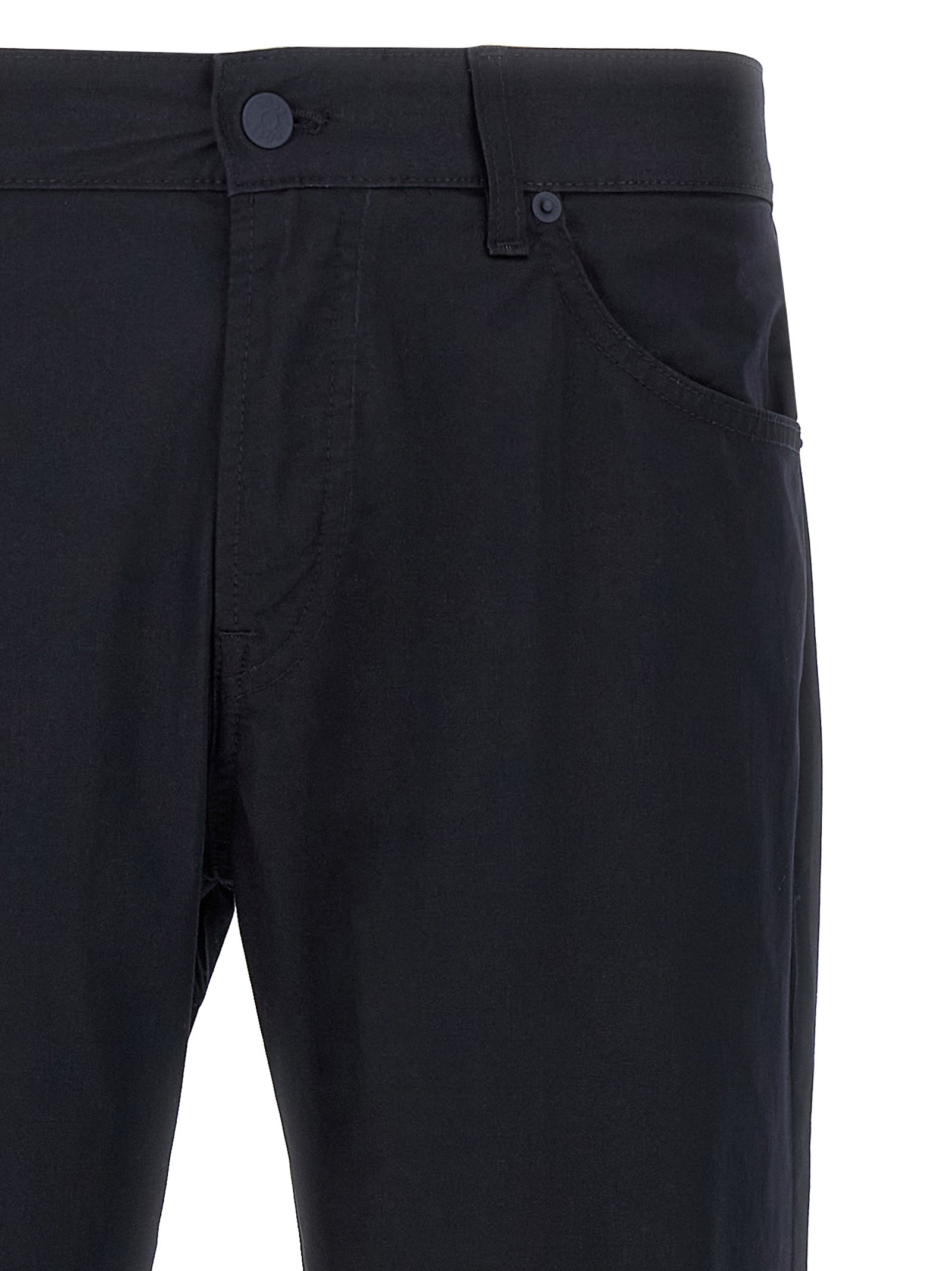 Hugo Boss Blue Cotton Casual Men's Pants
