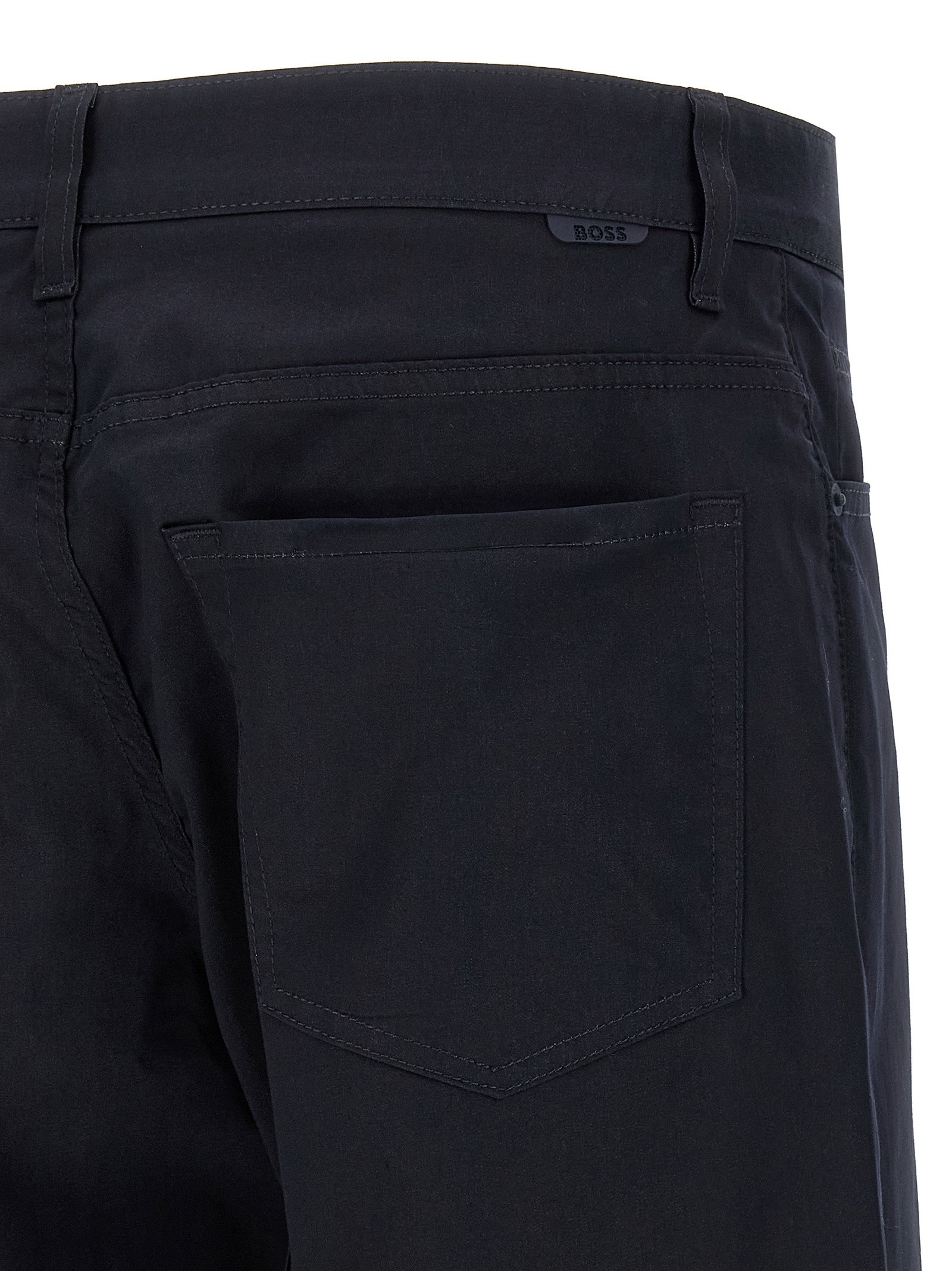 Hugo Boss Blue Cotton Casual Men's Pants